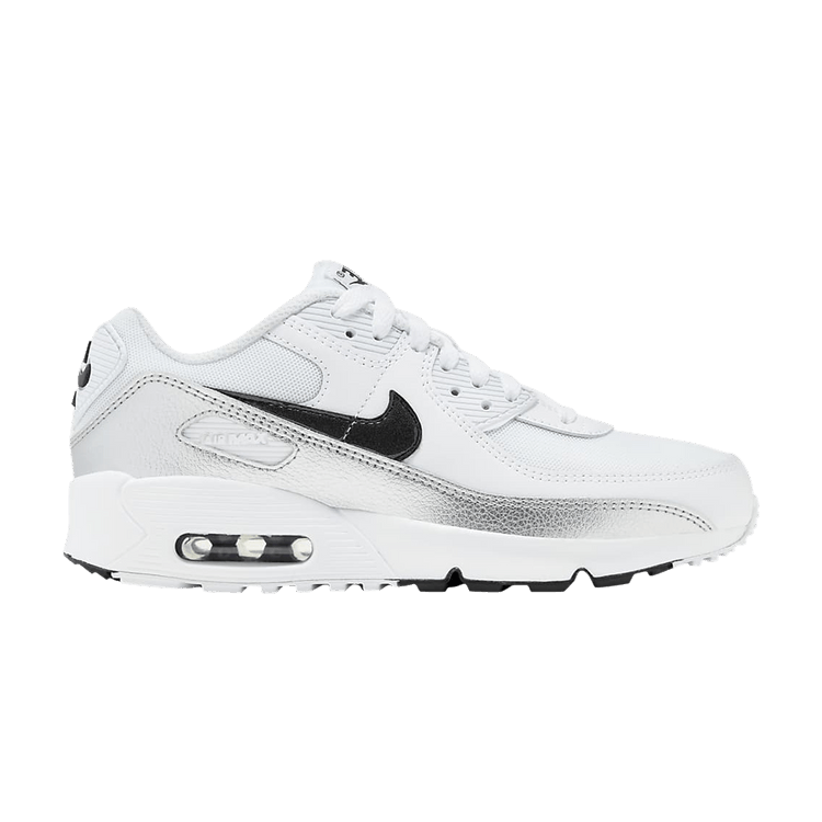 Nike Air Max 90 White Silver (GS)