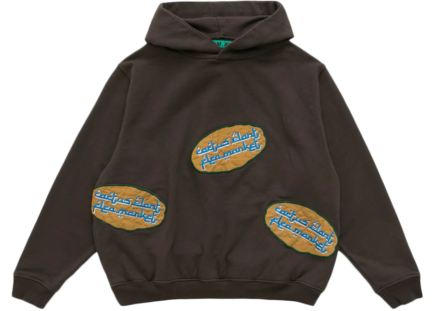 Cactus Plant Flea Market CPFM Farmers Market Hoodie Brown