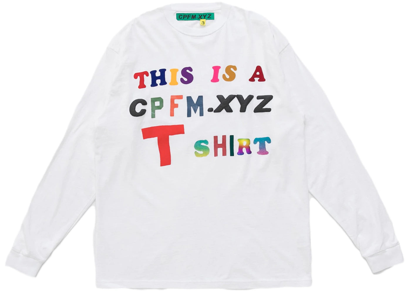 Cactus Plant Flea Market CPFM This Is A CPFM.Xyz T-shirt White
