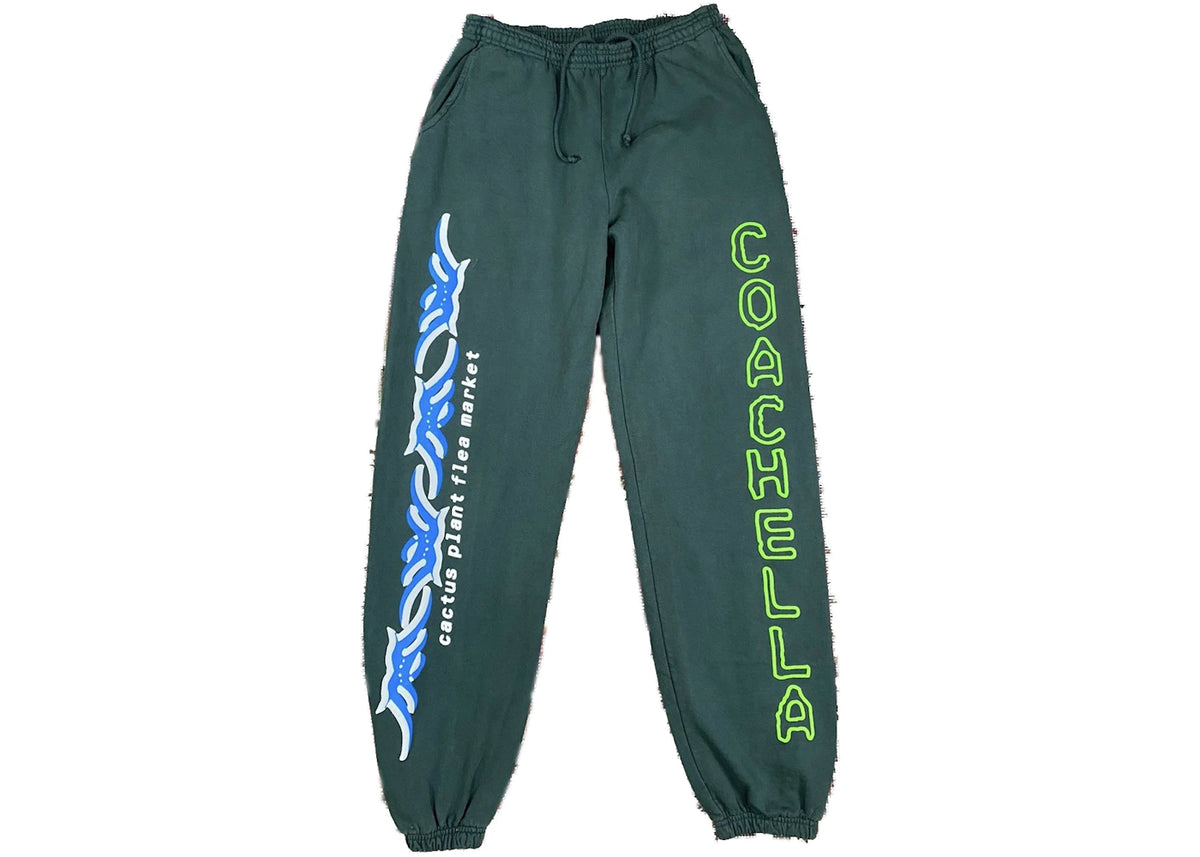 Cactus Plant Flea Market Coachella Weekend 2 Sweatpants Green