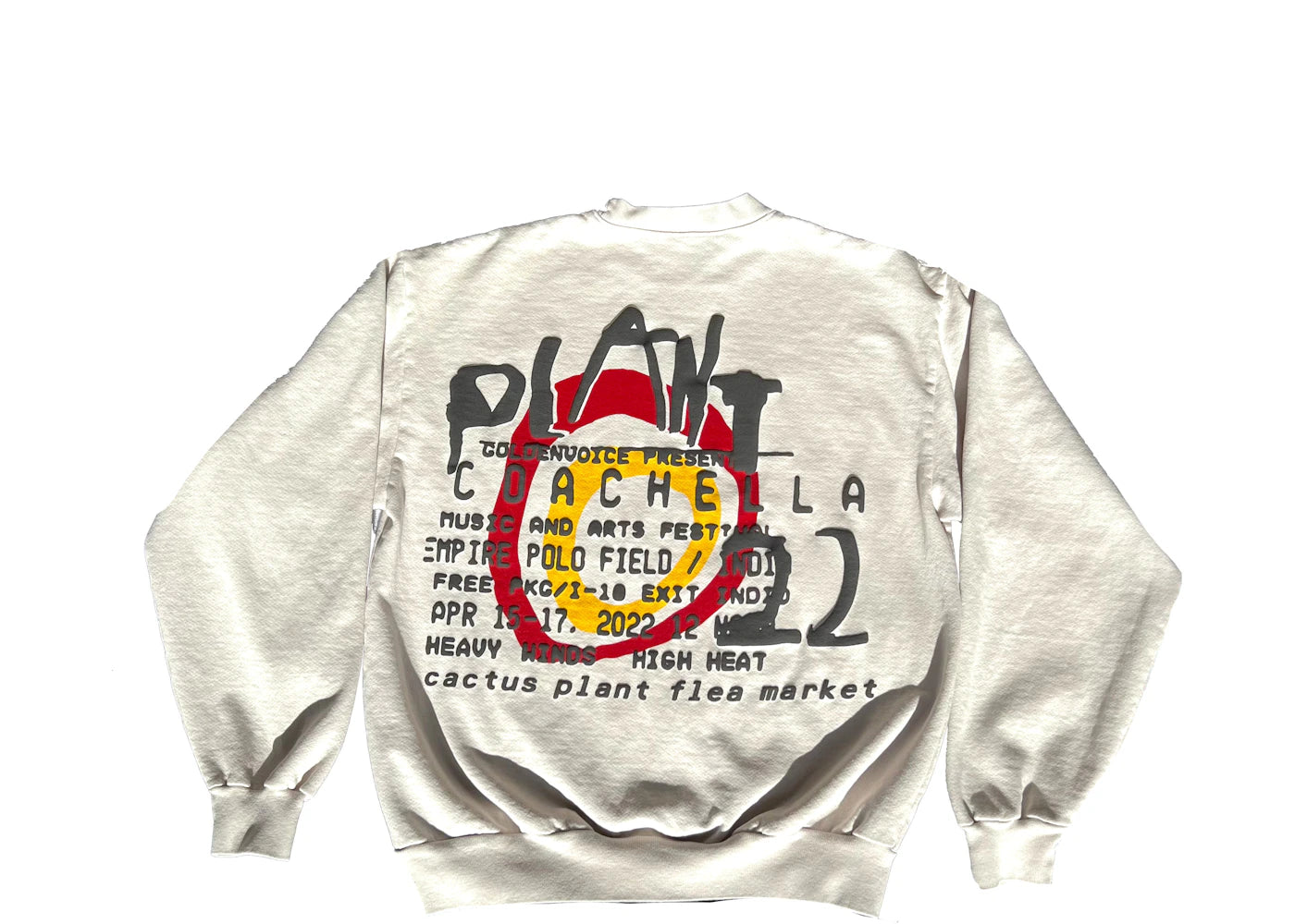 Cactus Plant Flea Market Coachella x CPFM Weekend 1 Crewneck Bone