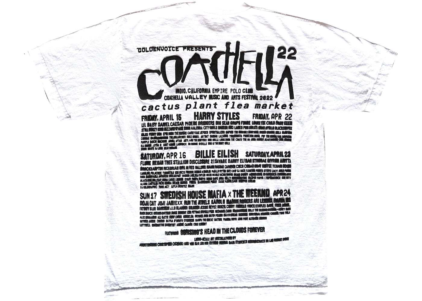 Cactus Plant Flea Market Coachella x CPFM Weekend 1 T-Shirt White