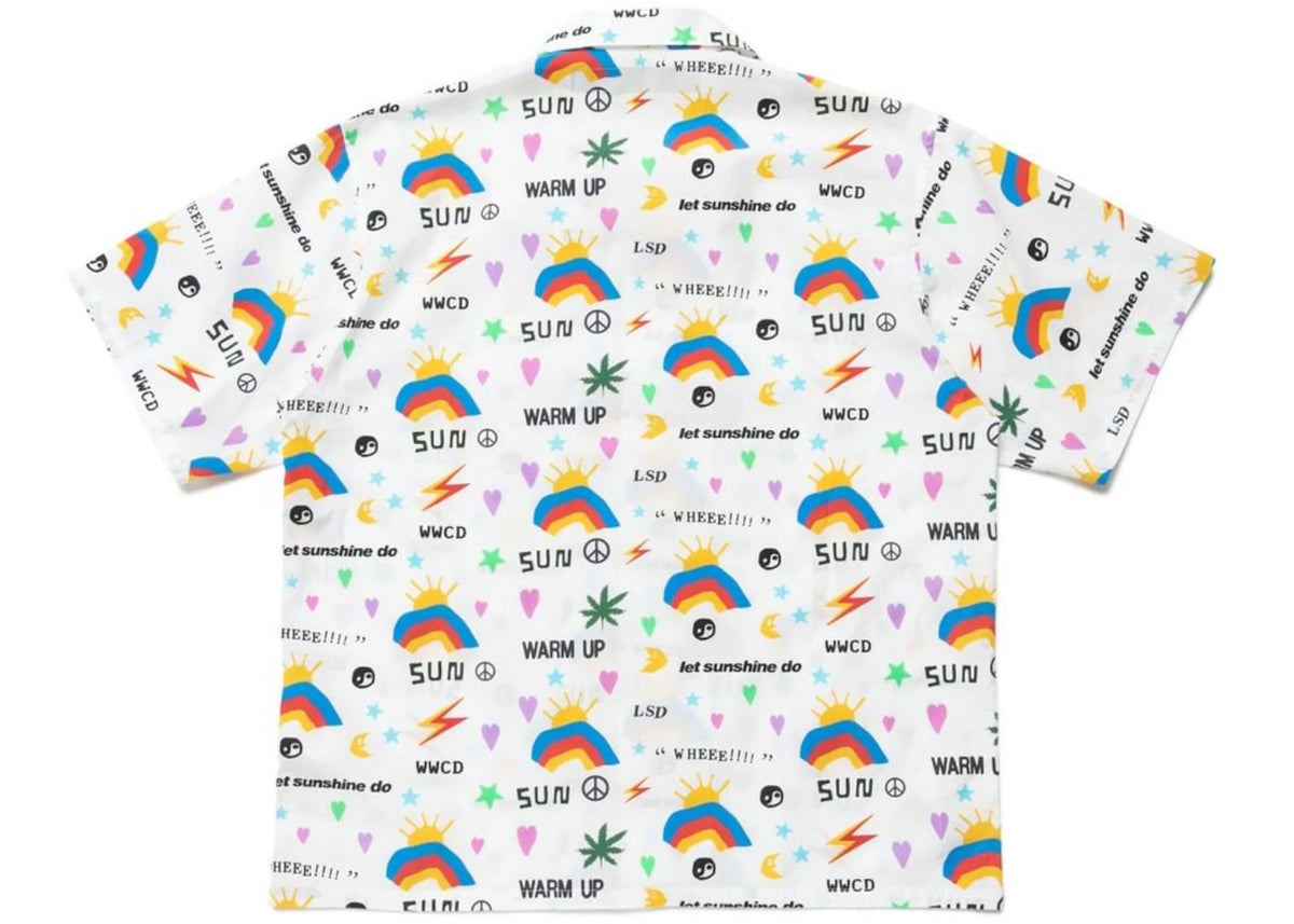 Cactus Plant Flea Market Crop Aloha LSD Shirt White