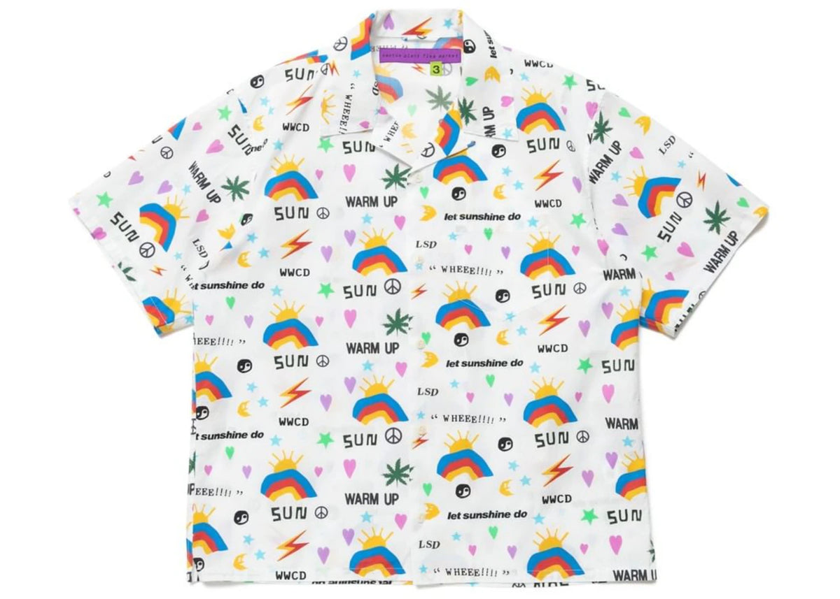 Cactus Plant Flea Market Crop Aloha LSD Shirt White