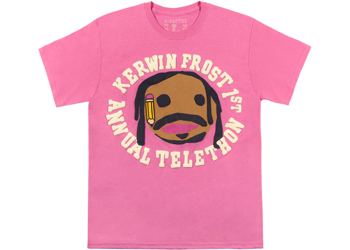 Cactus Plant Flea Market For Kerwin Frost Telethon T-shirt Pink