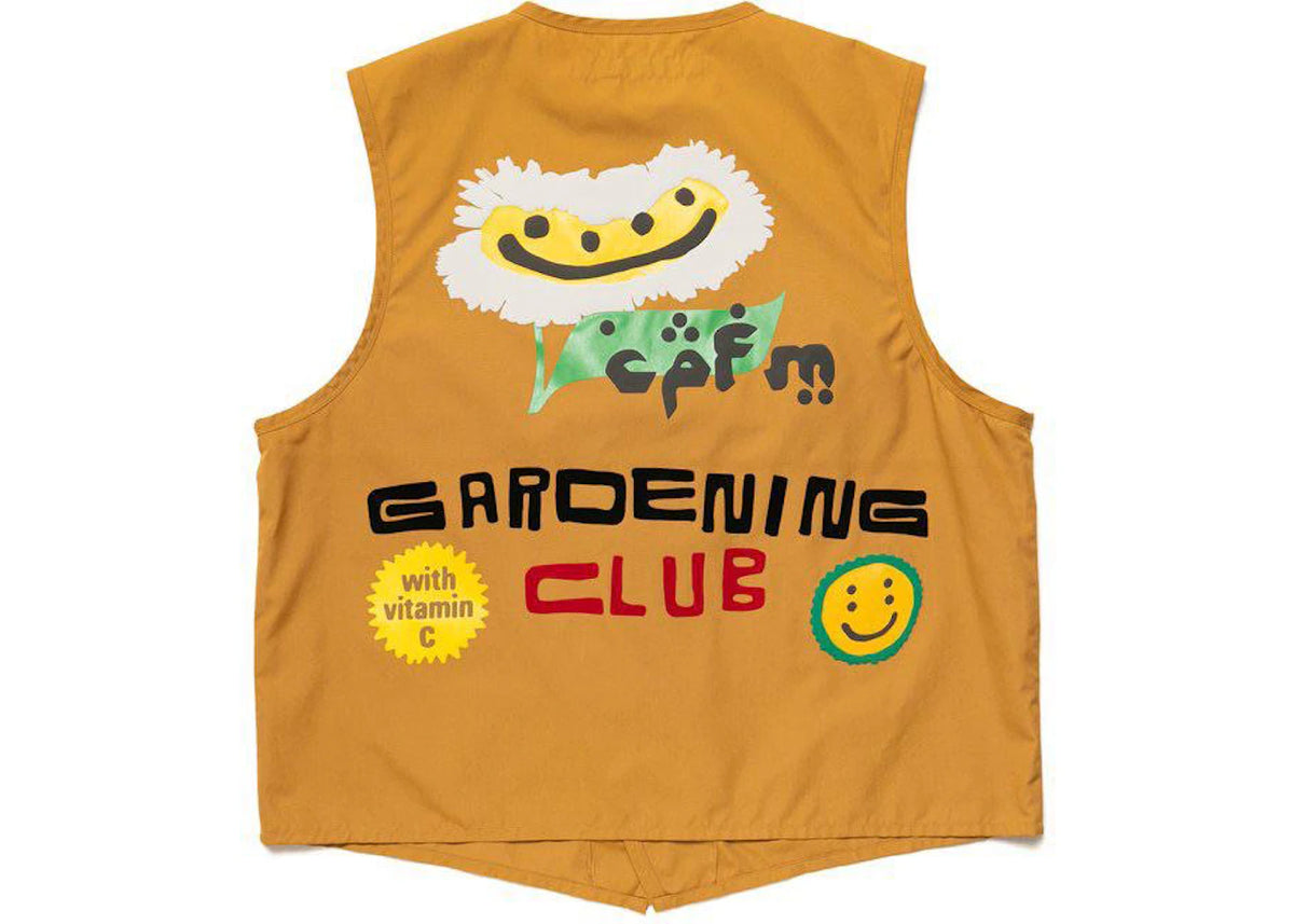 Cactus Plant Flea Market Gardening Club Vest Mustard