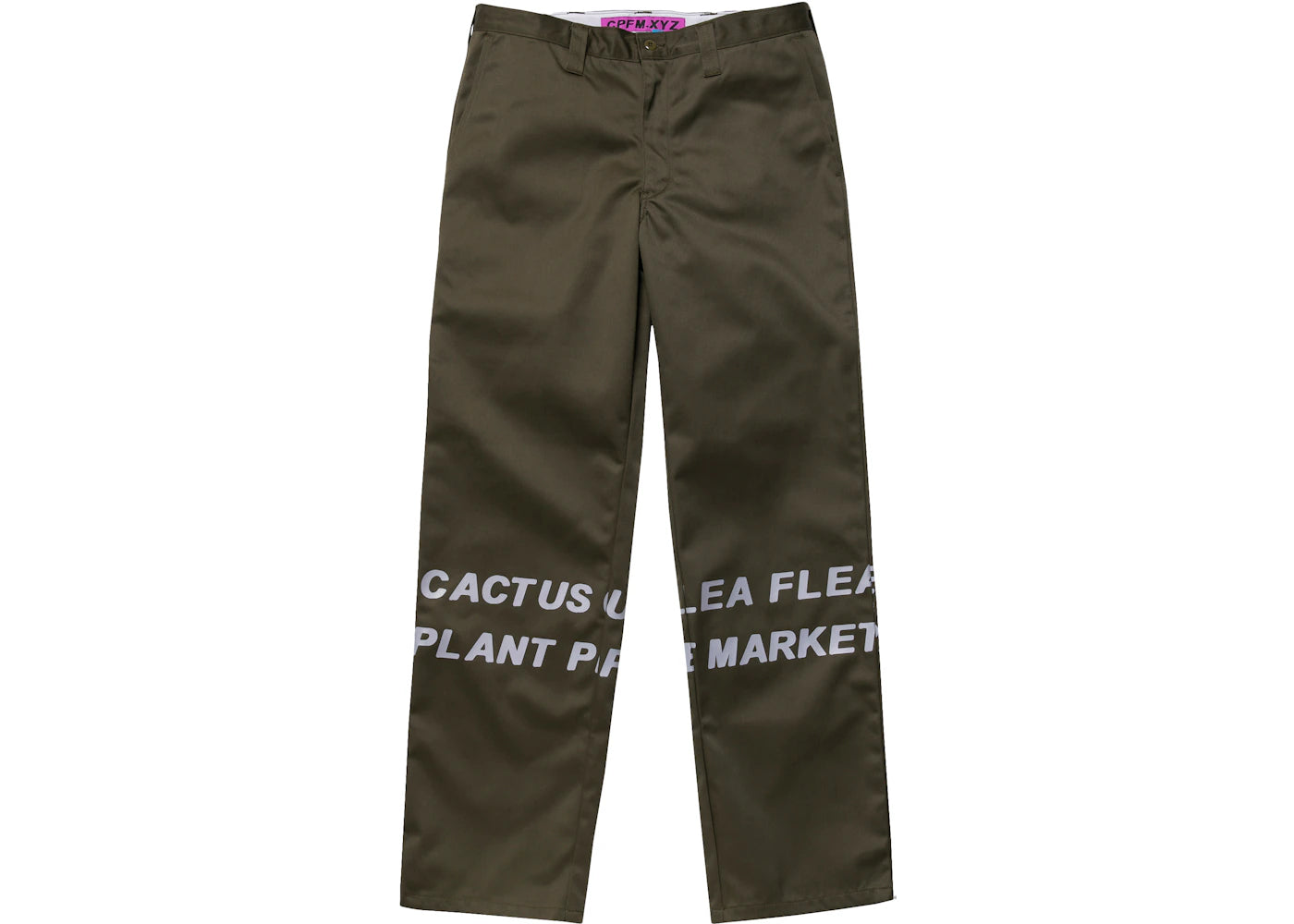 Cactus Plant Flea Market Hi-Vis Safety Pant Olive