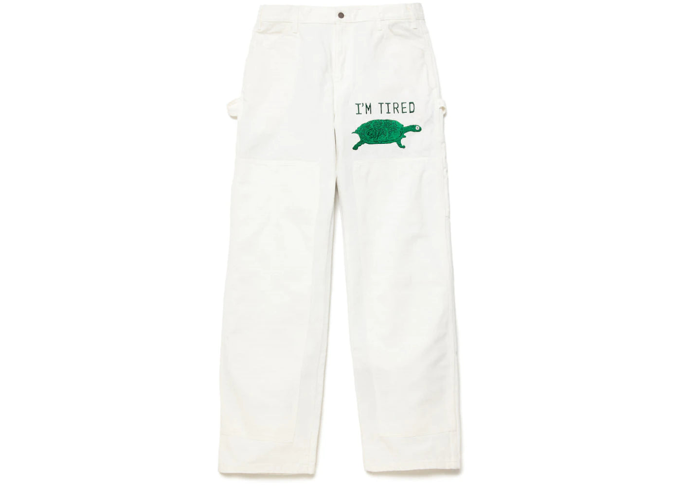 Cactus Plant Flea Market I'M Tired Painter Pant White