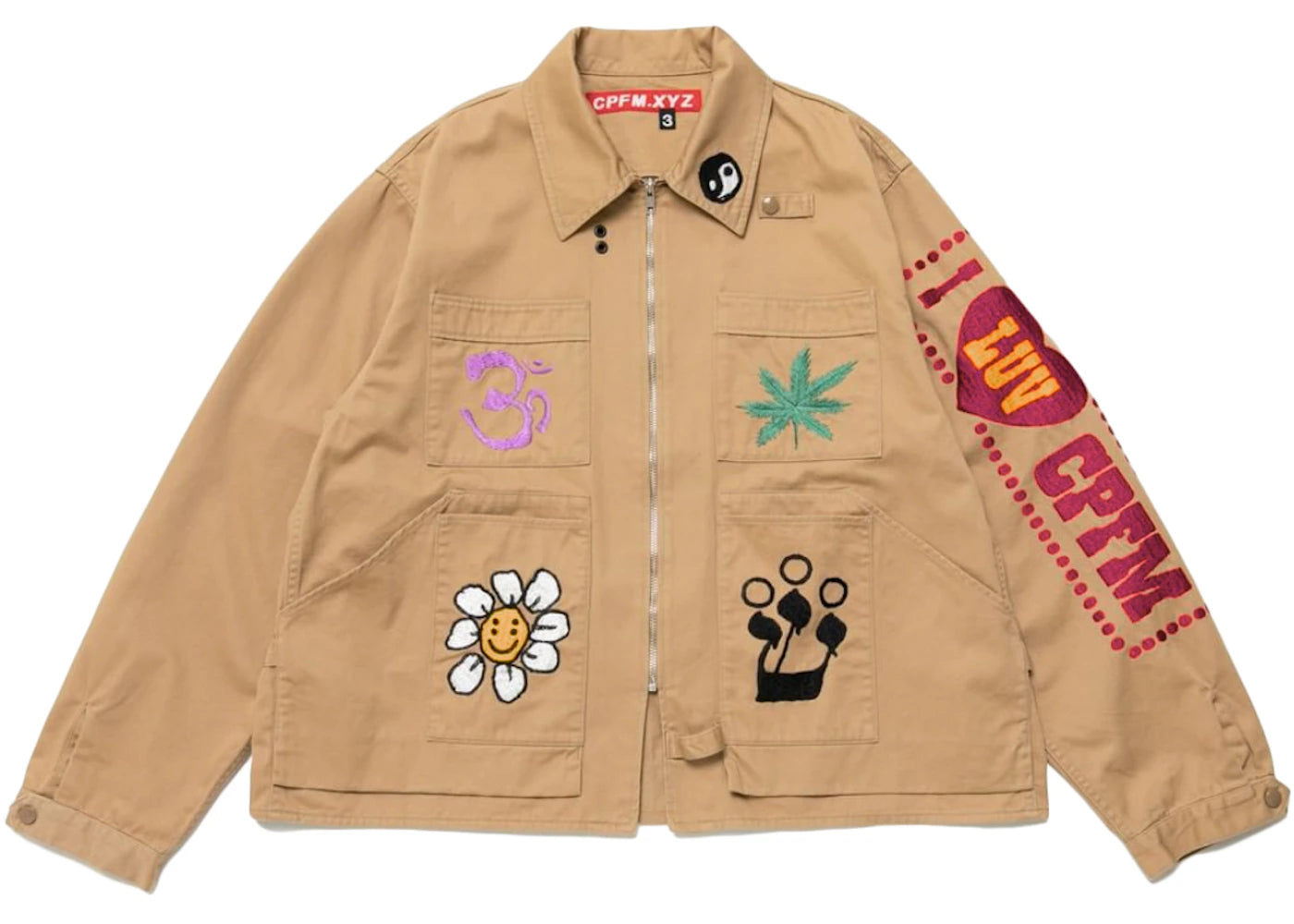 Cactus Plant Flea Market Knowledge Jacket Brown