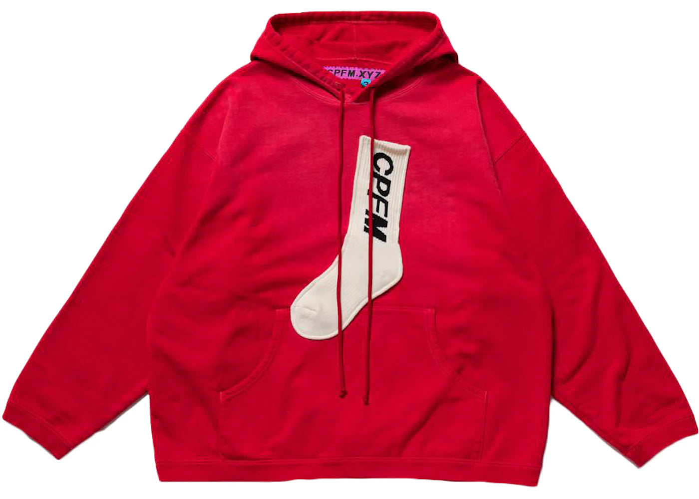 Cactus Plant Flea Market Sock Hooded Pullover Red
