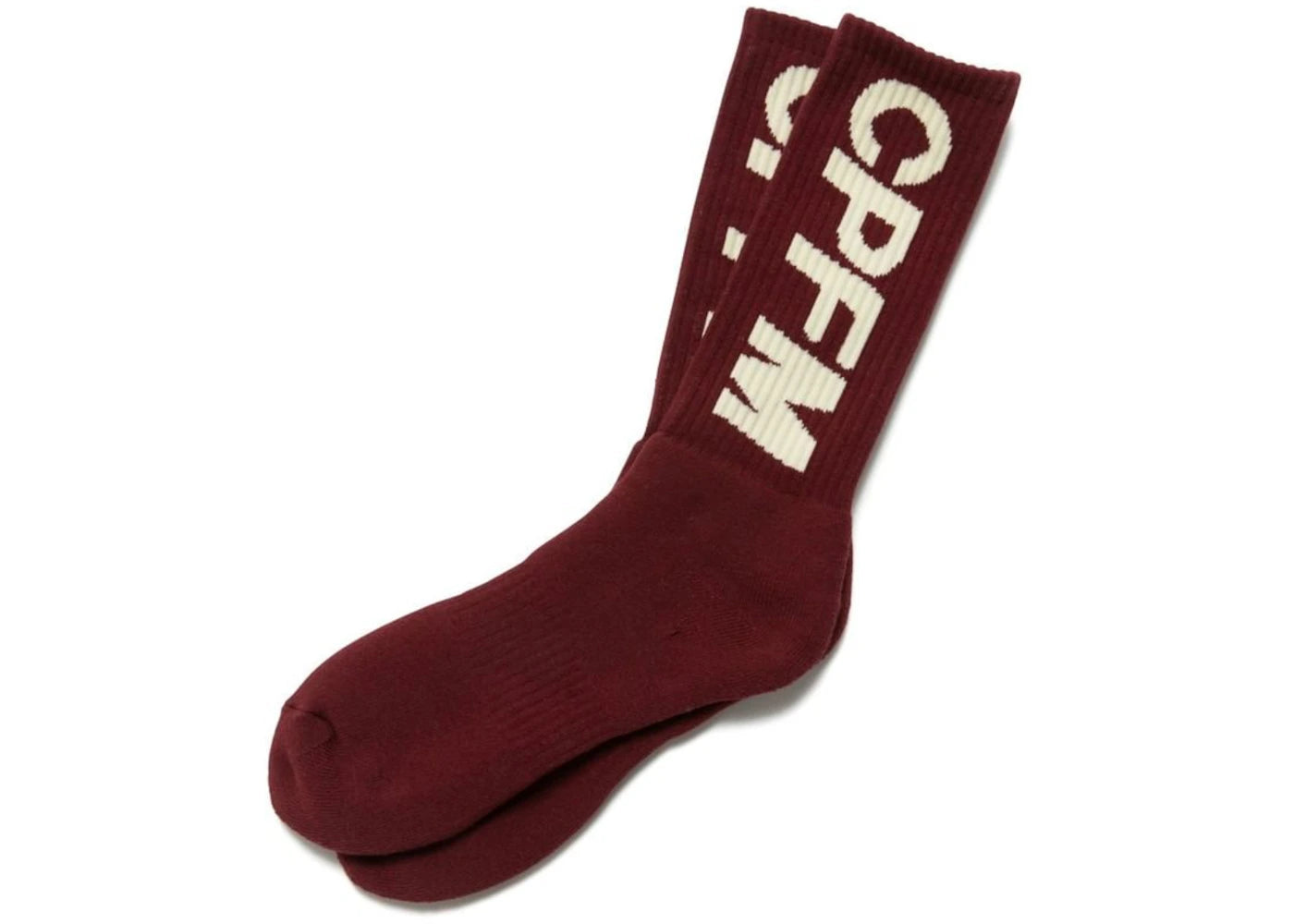 Cactus Plant Flea Market Tube Socks Burgundy