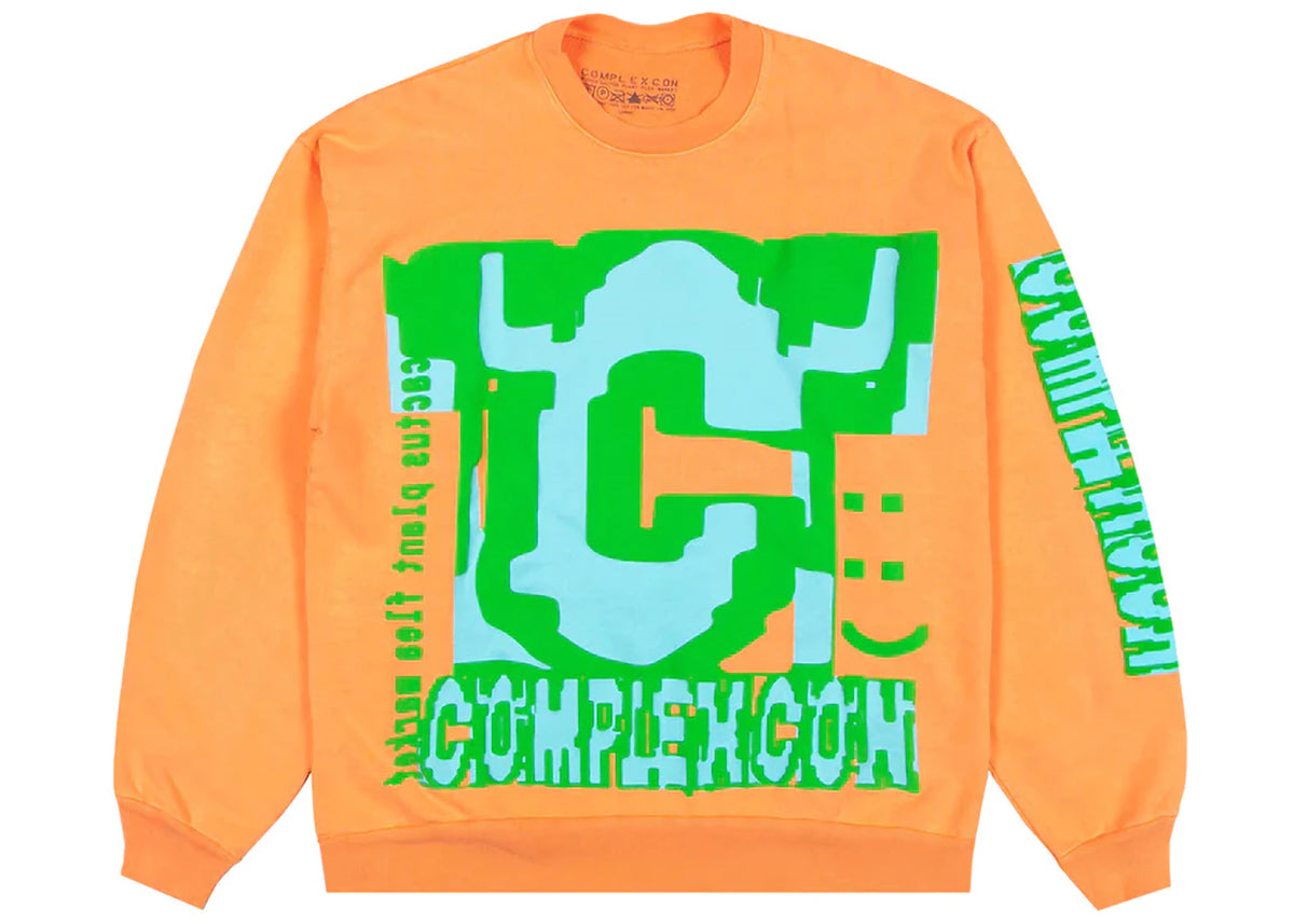 Cactus Plant Flea Market x ComplexCon Crewneck Fluro Orange