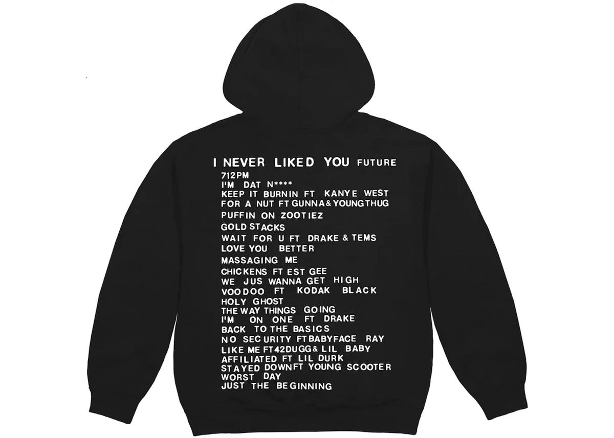 Cactus Plant Flea Market x Future I Love You Hoodie Black