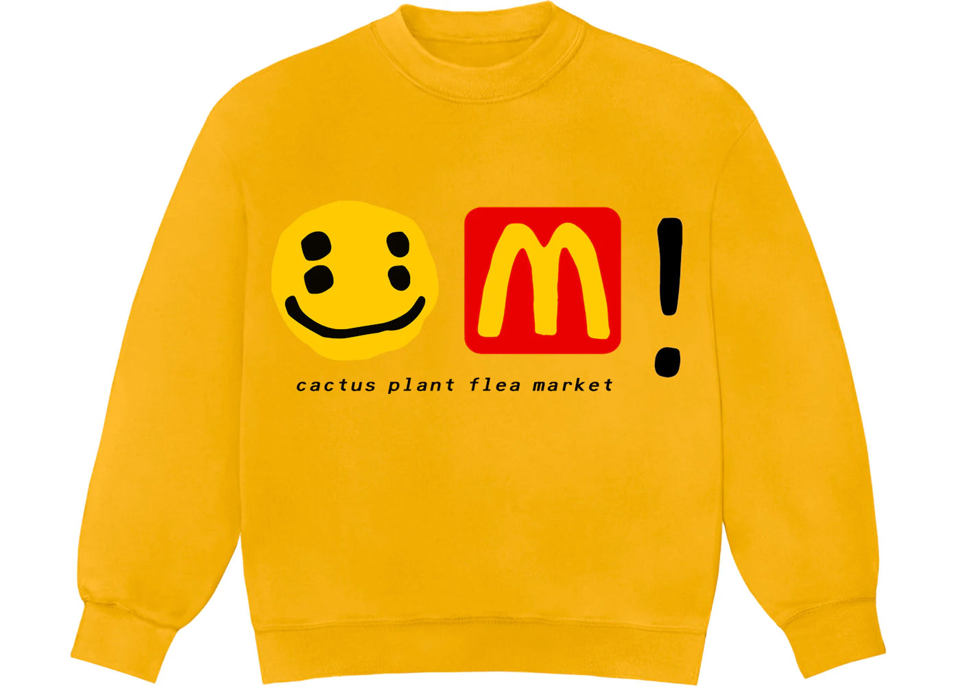 Cactus Plant Flea Market x McDonald's CPFM Icons! Crewneck Golden Arches