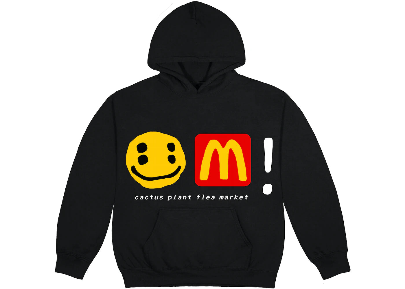 Cactus Plant Flea Market x McDonald's CPFM Icons! Hoodie Black