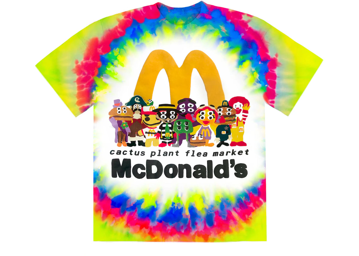 Cactus Plant Flea Market x McDonald's Cactus Buddy! And Friends Tie-Dye T-shirt Custom Tie-Dye