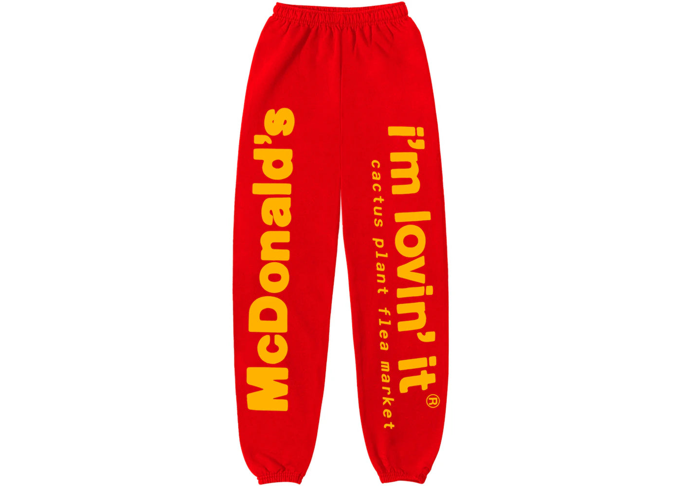 Cactus Plant Flea Market x McDonald's Drive-Thru Sweatpants Tomato