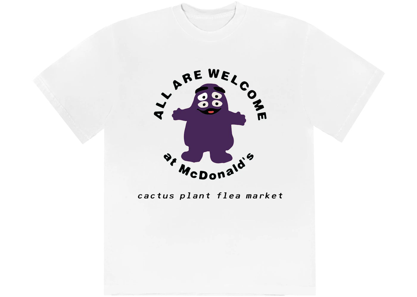 Cactus Plant Flea Market x McDonald's Grimace T-shirt White