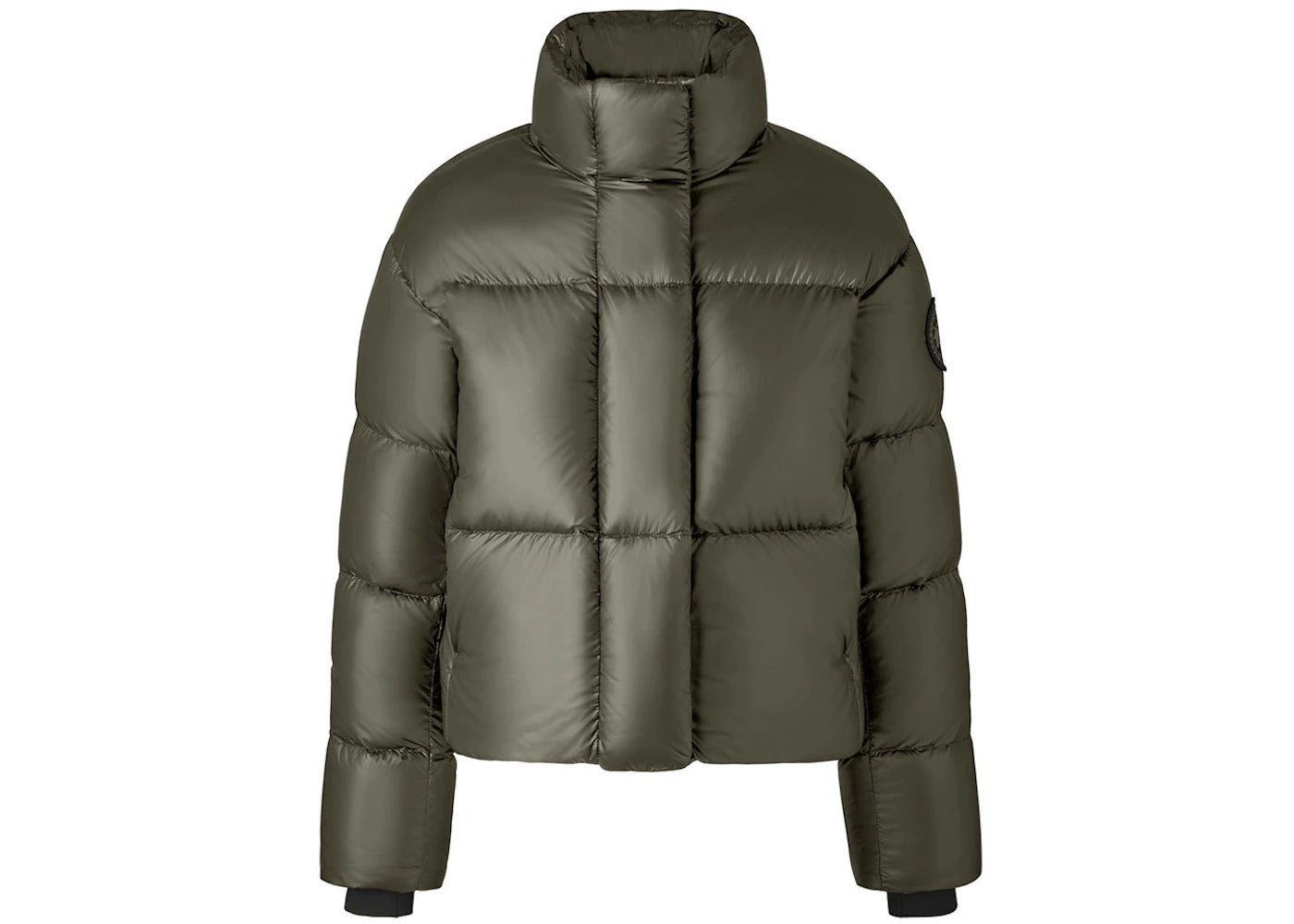 Canada Goose Black Label Cypress Cropped Puffer Jacket Silverbirch