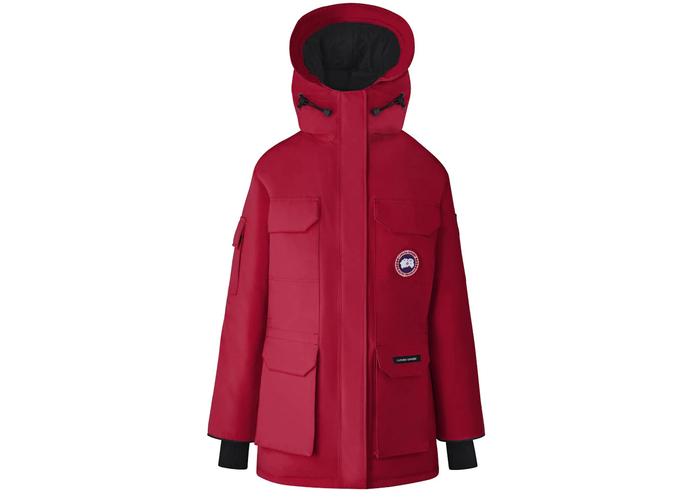 Canada Goose Women's Expedition Heritage Parka Jacket (Classic Fit) Red