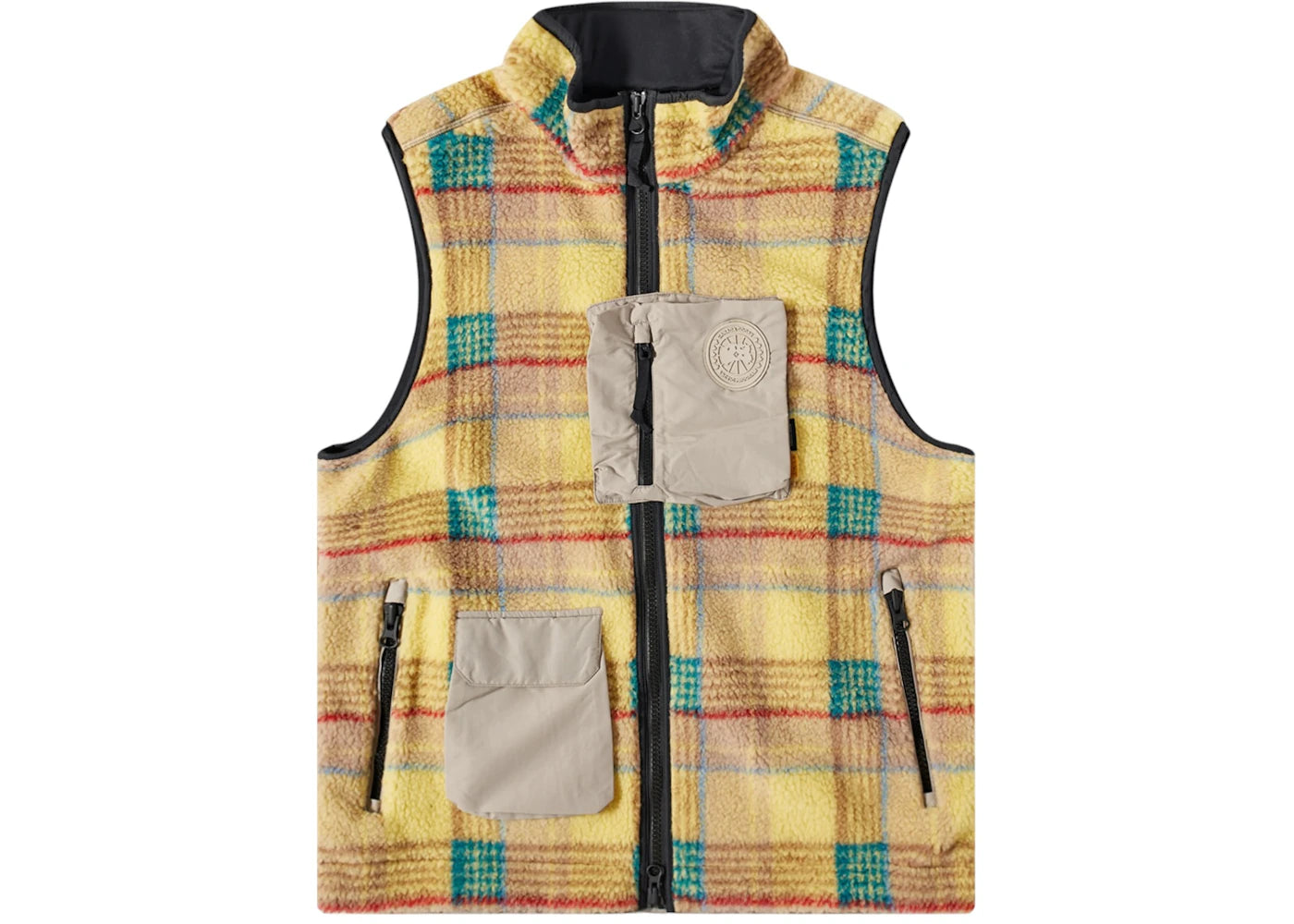Canada Goose x NBA Collection with UNION Legion Fleece Vest Legacy Tartan Gold
