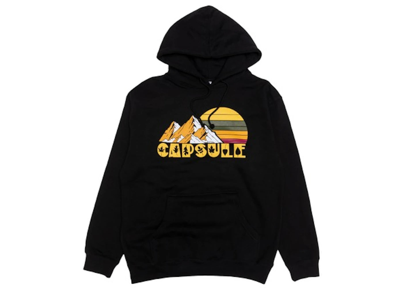 Capsule Fall Collection Mountain Hoodie Black