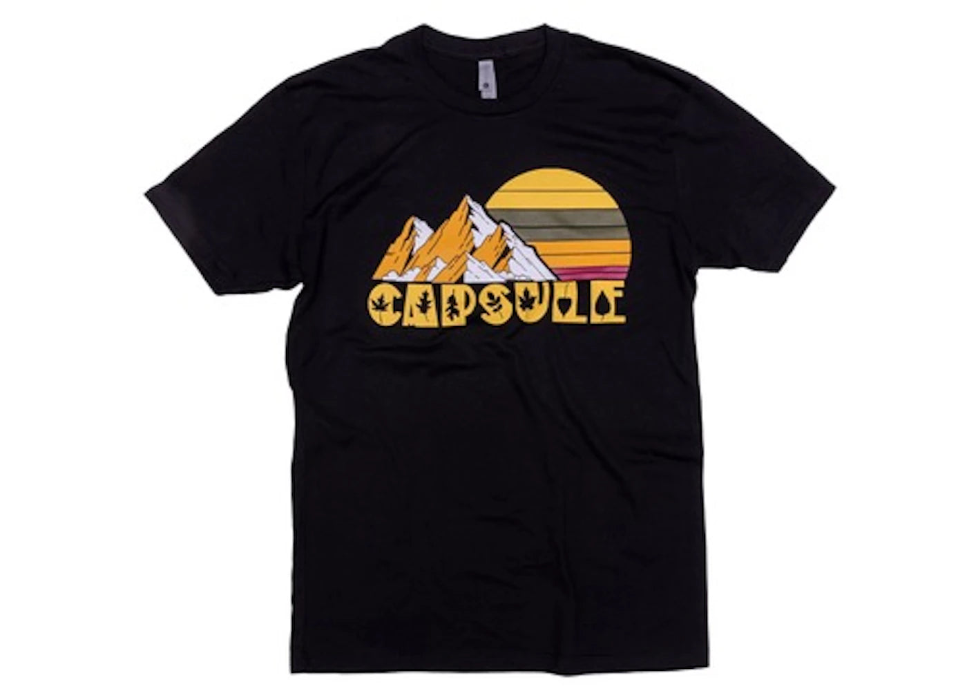 Capsule Fall Collection Mountain Tee Black