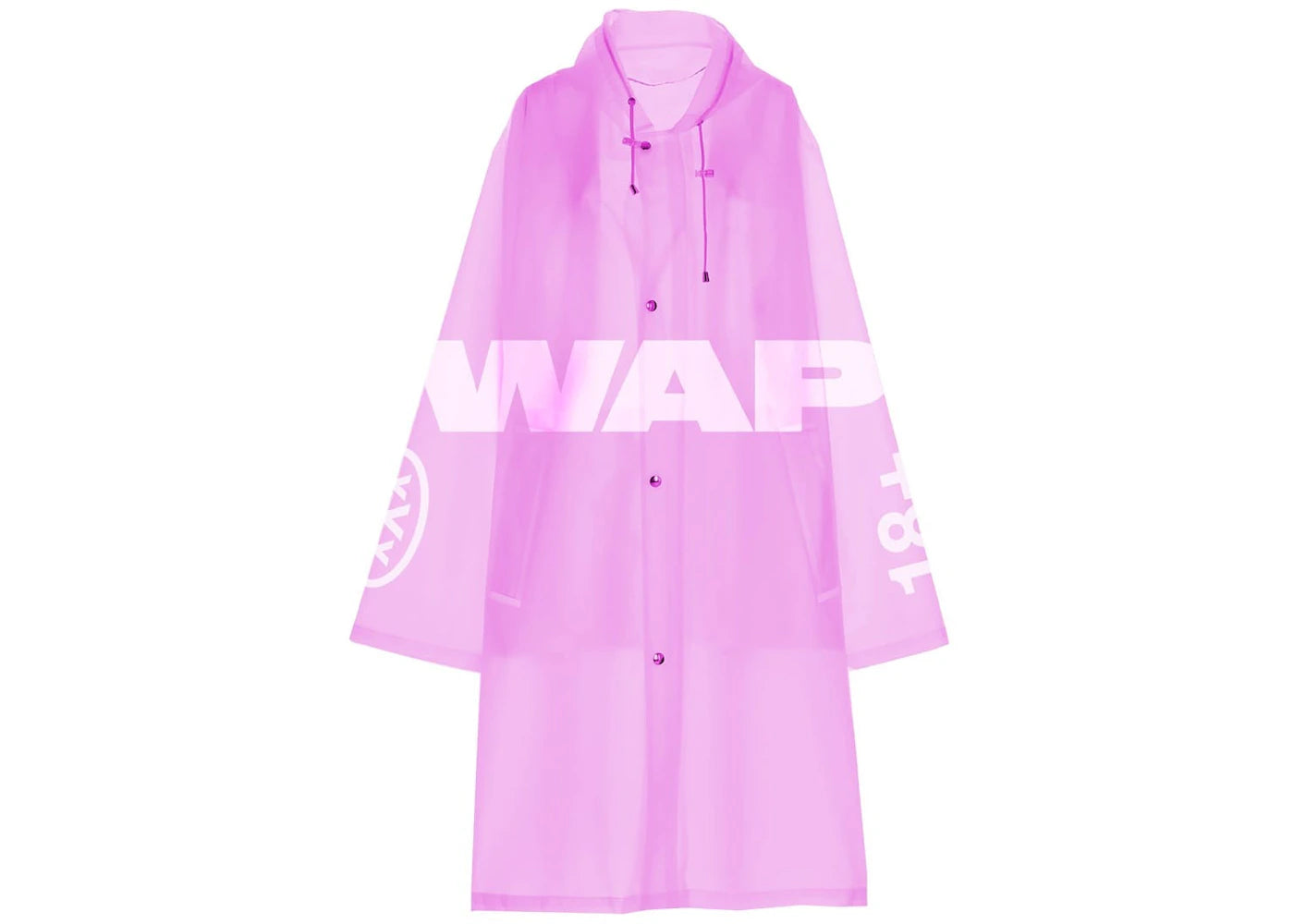 Cardi B WAP Raincoat Pink