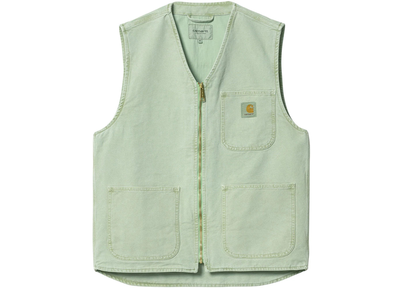 Carhartt WIP Arbor Dearborn Canvas 12oz Vest Pale Spearmint