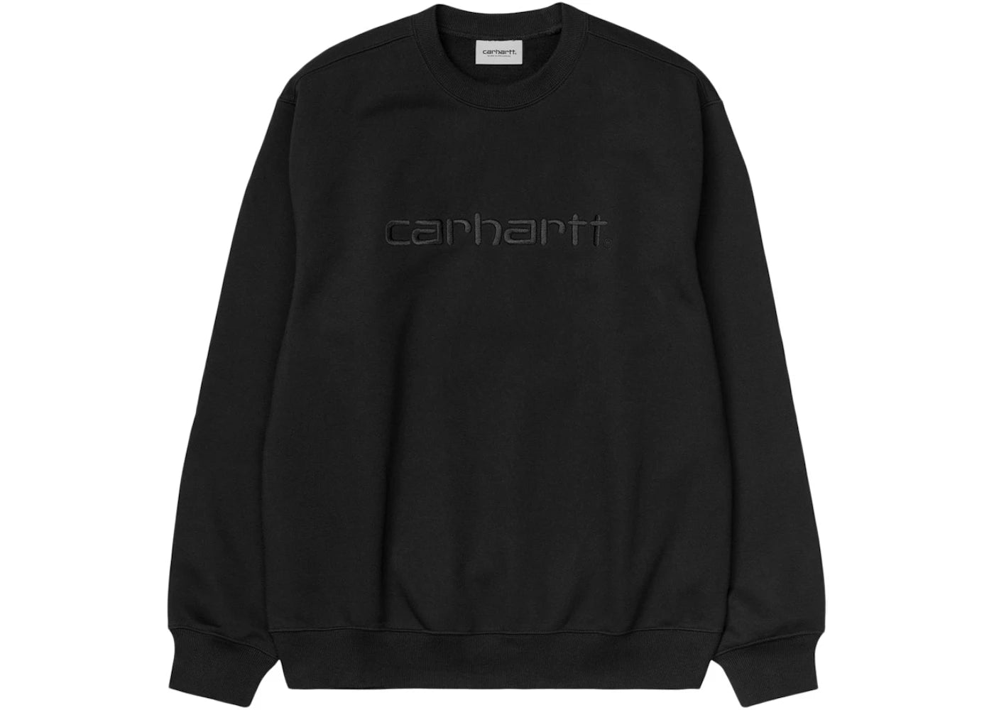 Carhartt WIP Carhartt Logo Sweatshirt Black/Black