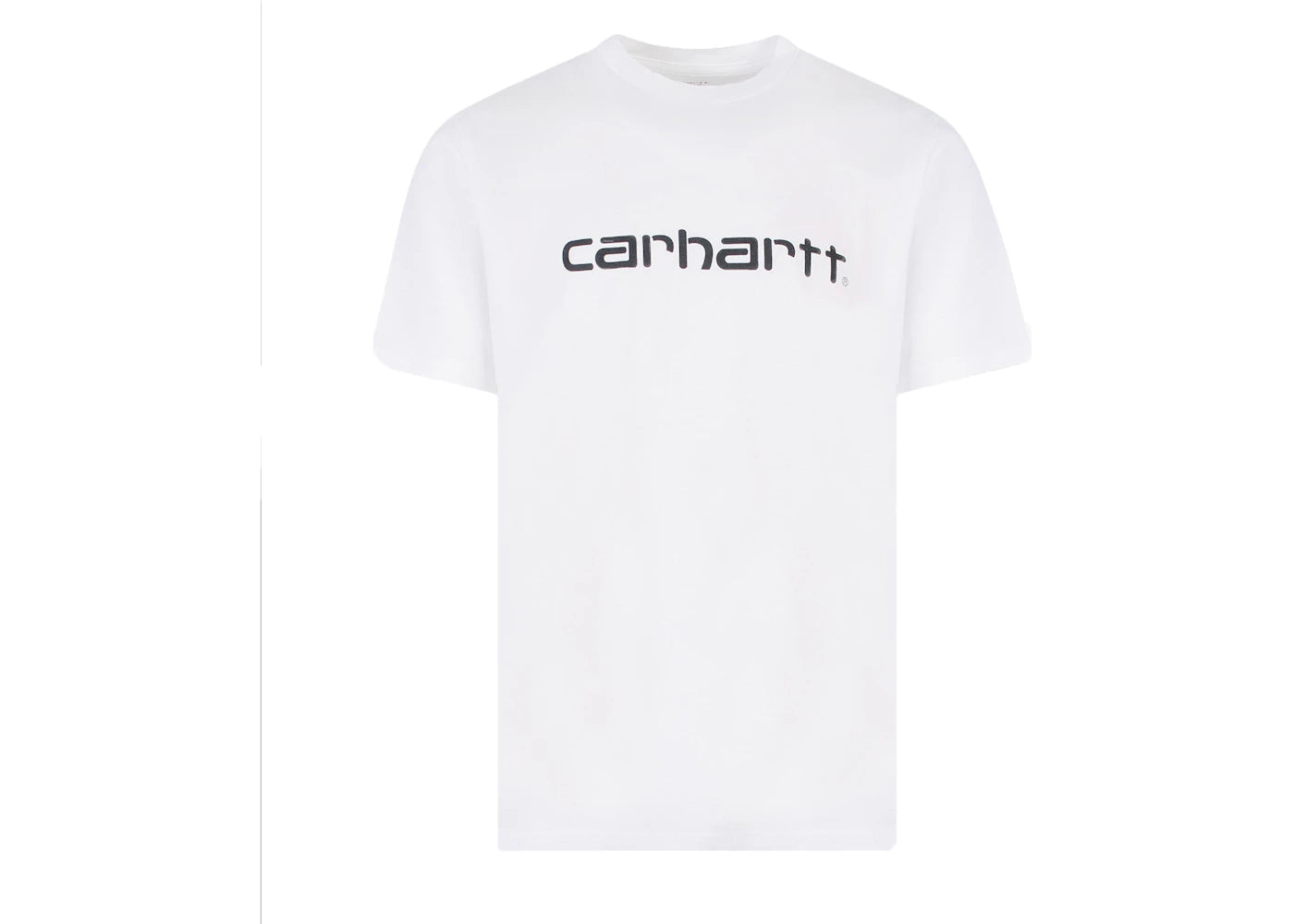 Carhartt WIP Frontal Logo Mens Cotton T-shirt White