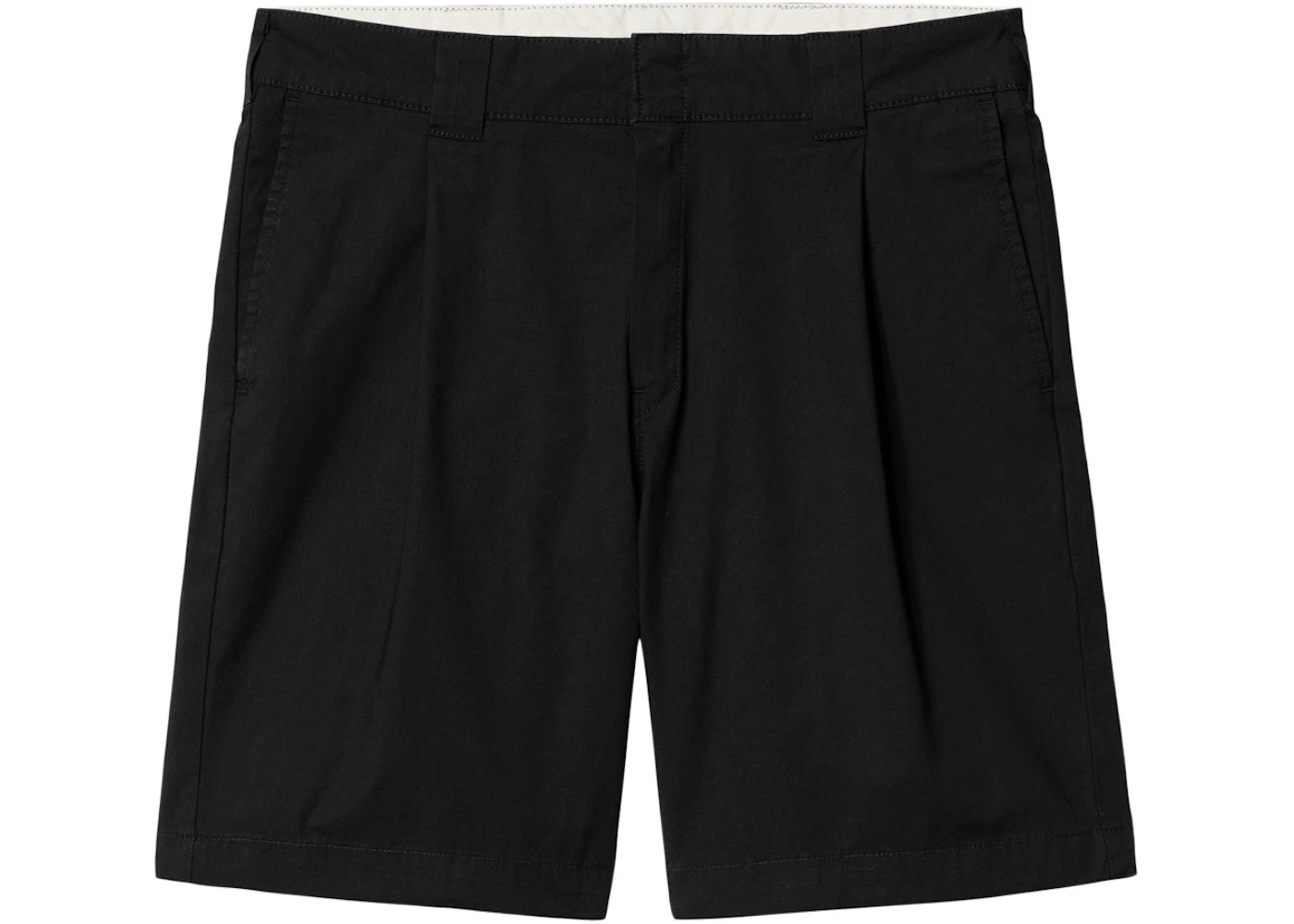 Carhartt WIP Grand Deltona Stretch Poplin 5.5oz Relaxed Fit Shorts Black