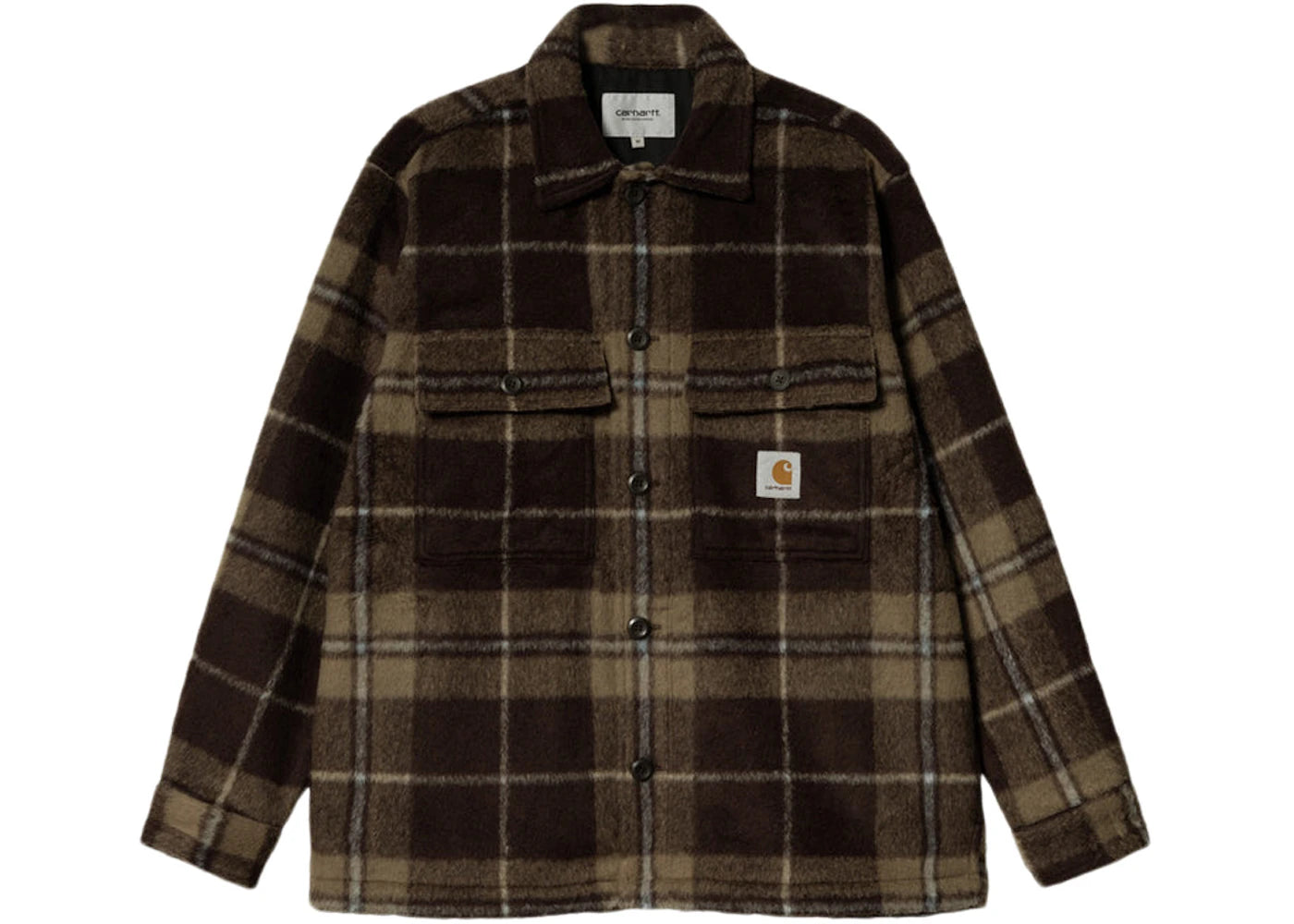 Carhartt WIP Manning Check Shirt Jacket Dark Umber