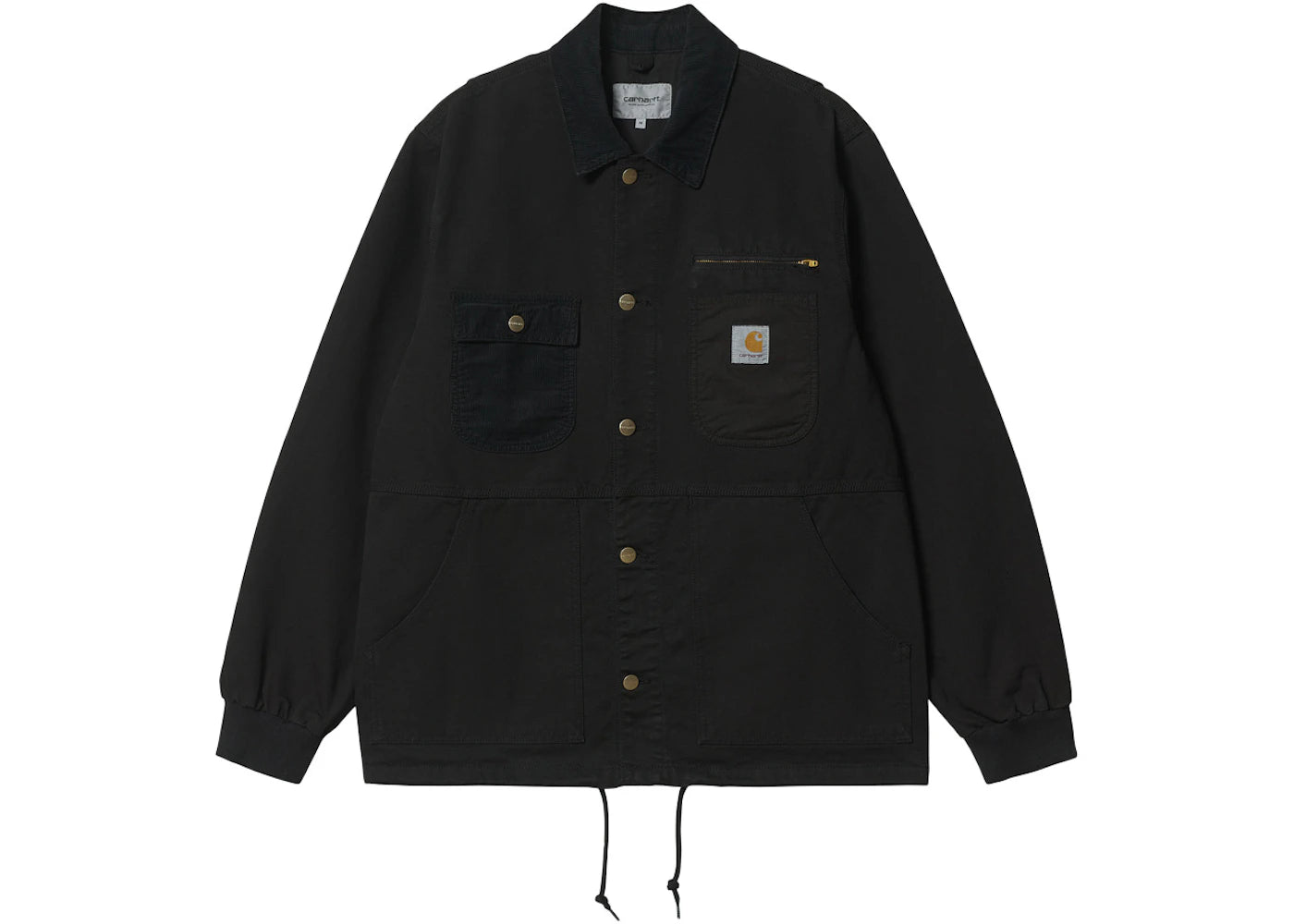 Carhartt WIP Medley Dearborn Canvas 12oz Jacket Black (Garment Dyed)