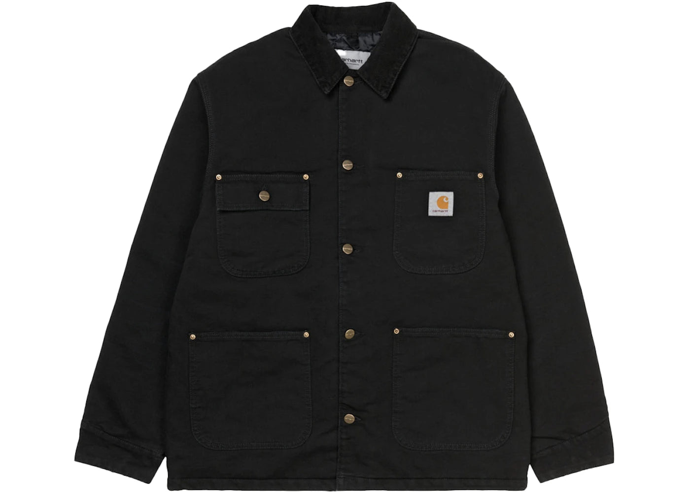 Carhartt WIP OG Chore Coat (Winter) Jacket Black (Aged Canvas)