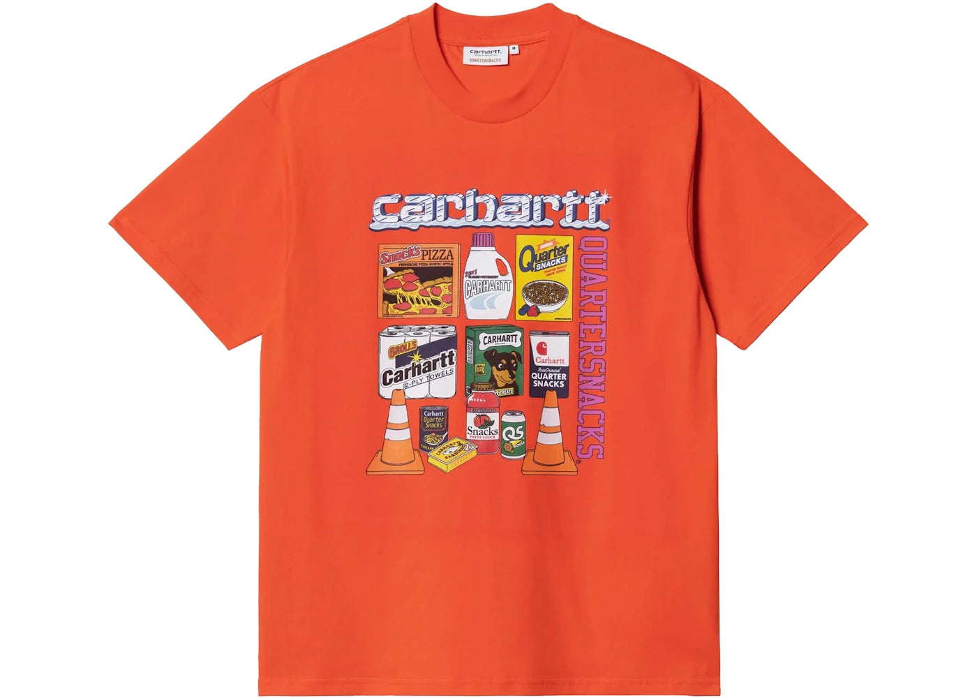 Carhartt WIP Quartersnacks Graphic T-shirt Safety Orange