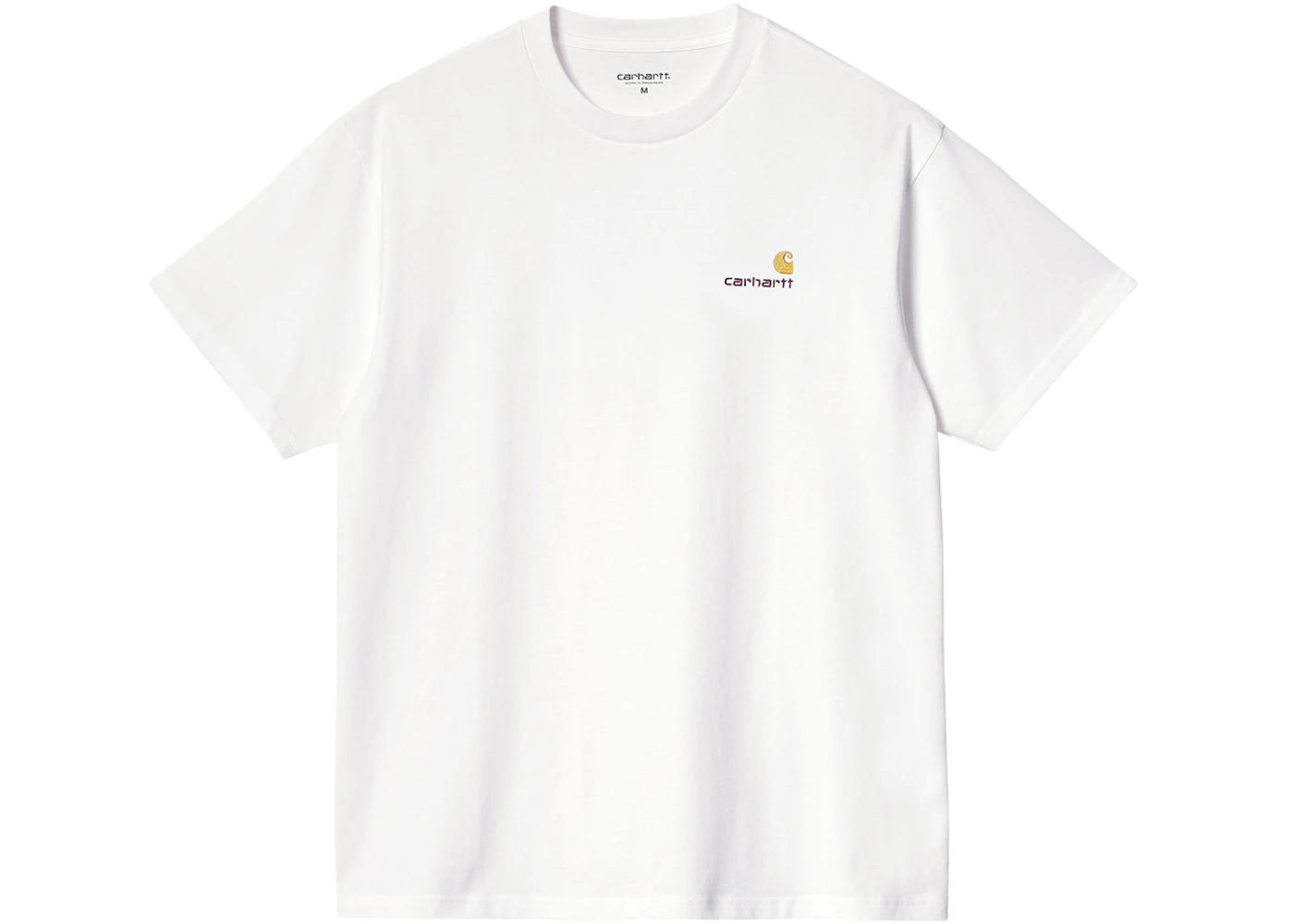 Carhartt WIP S/S American Script T-Shirt White