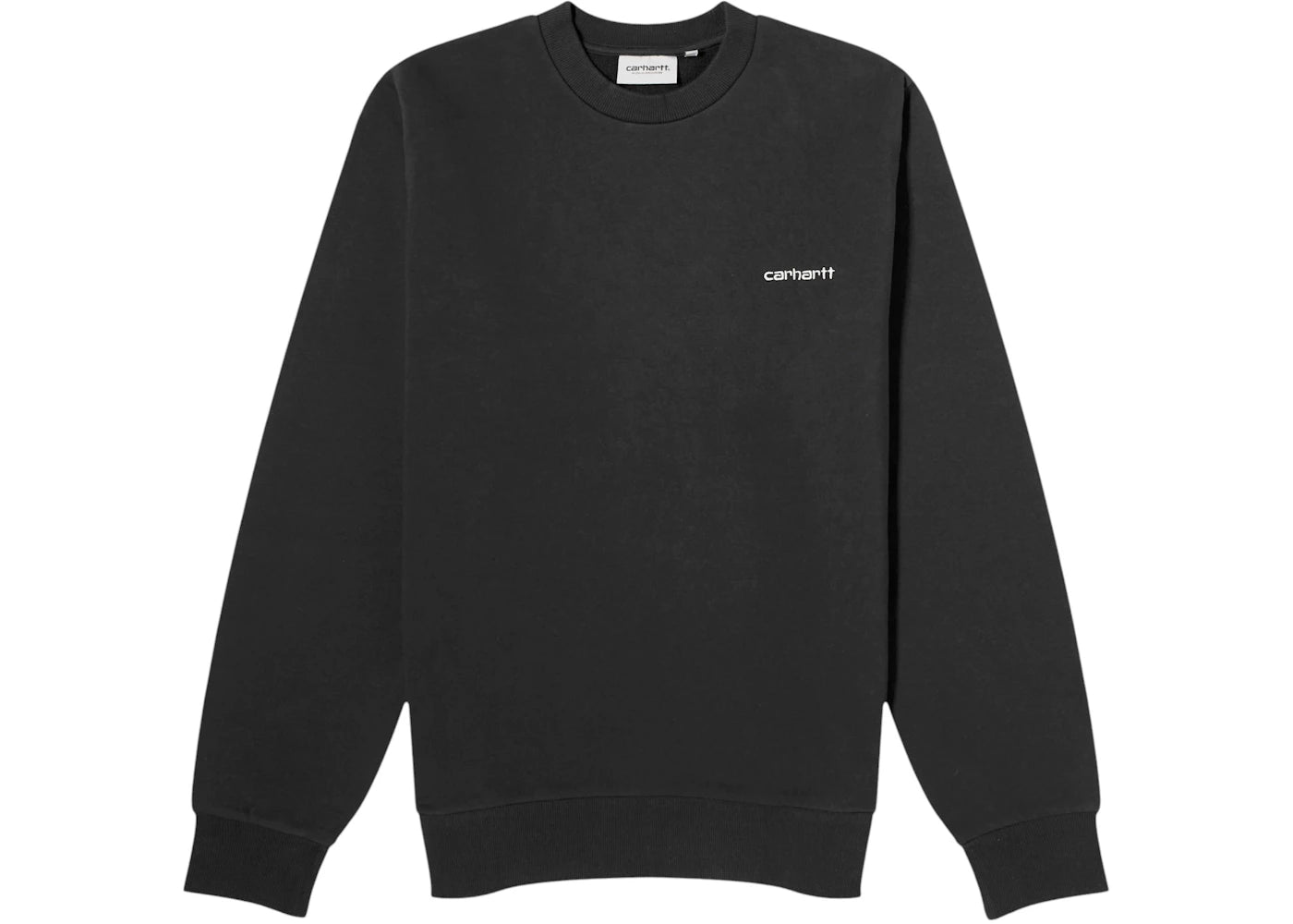 Carhartt WIP Script Embroidery Crew Sweatshirt Black/White