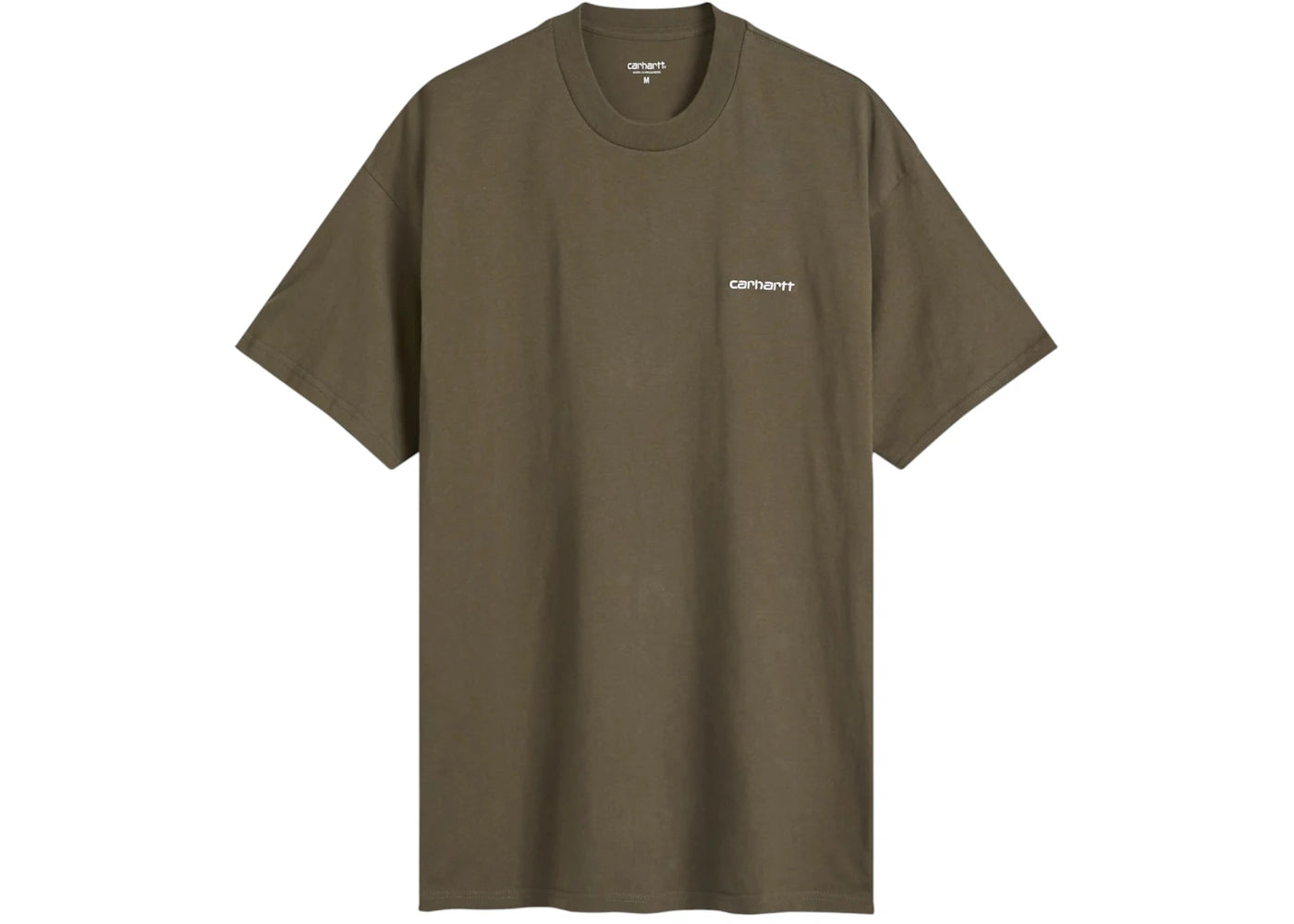 Carhartt WIP Script Embroidery T-shirt Cypress/White
