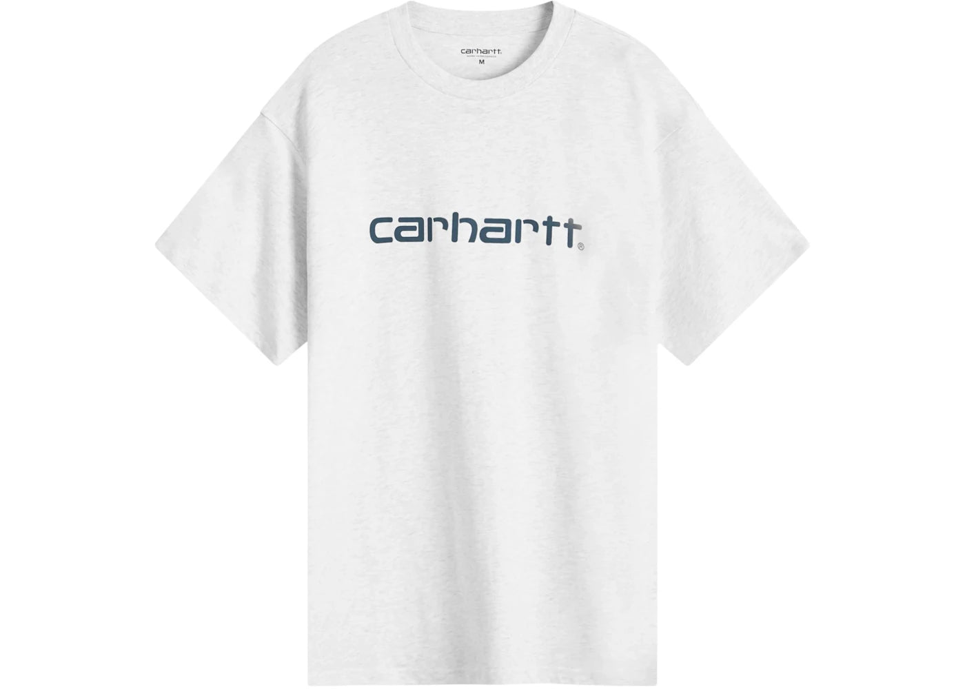 Carhartt WIP Script T-shirt Ash Heather/Duck Blue