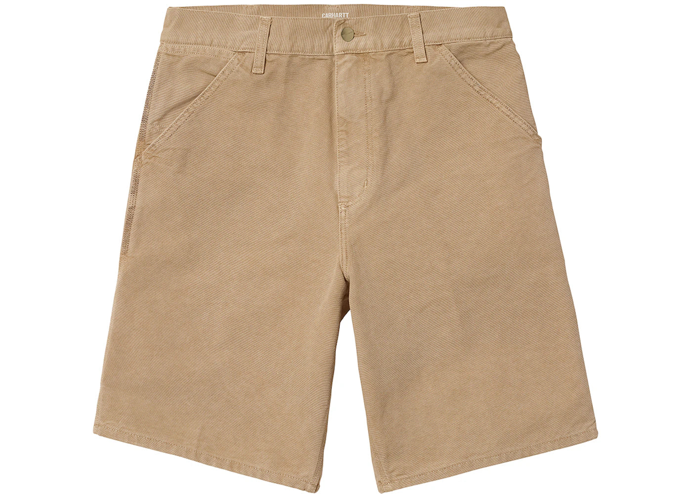 Carhartt WIP Single Knee Dearborn Canvas 12oz Relaxed Fit Shorts Dusty H Brown (Faded)
