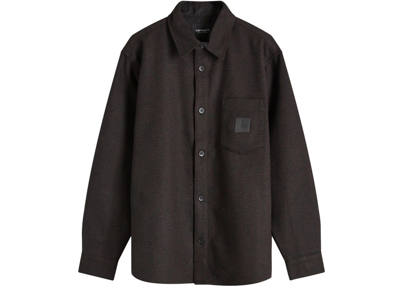 Carhartt WIP Truman Wool Overshirt Chocolate/Black