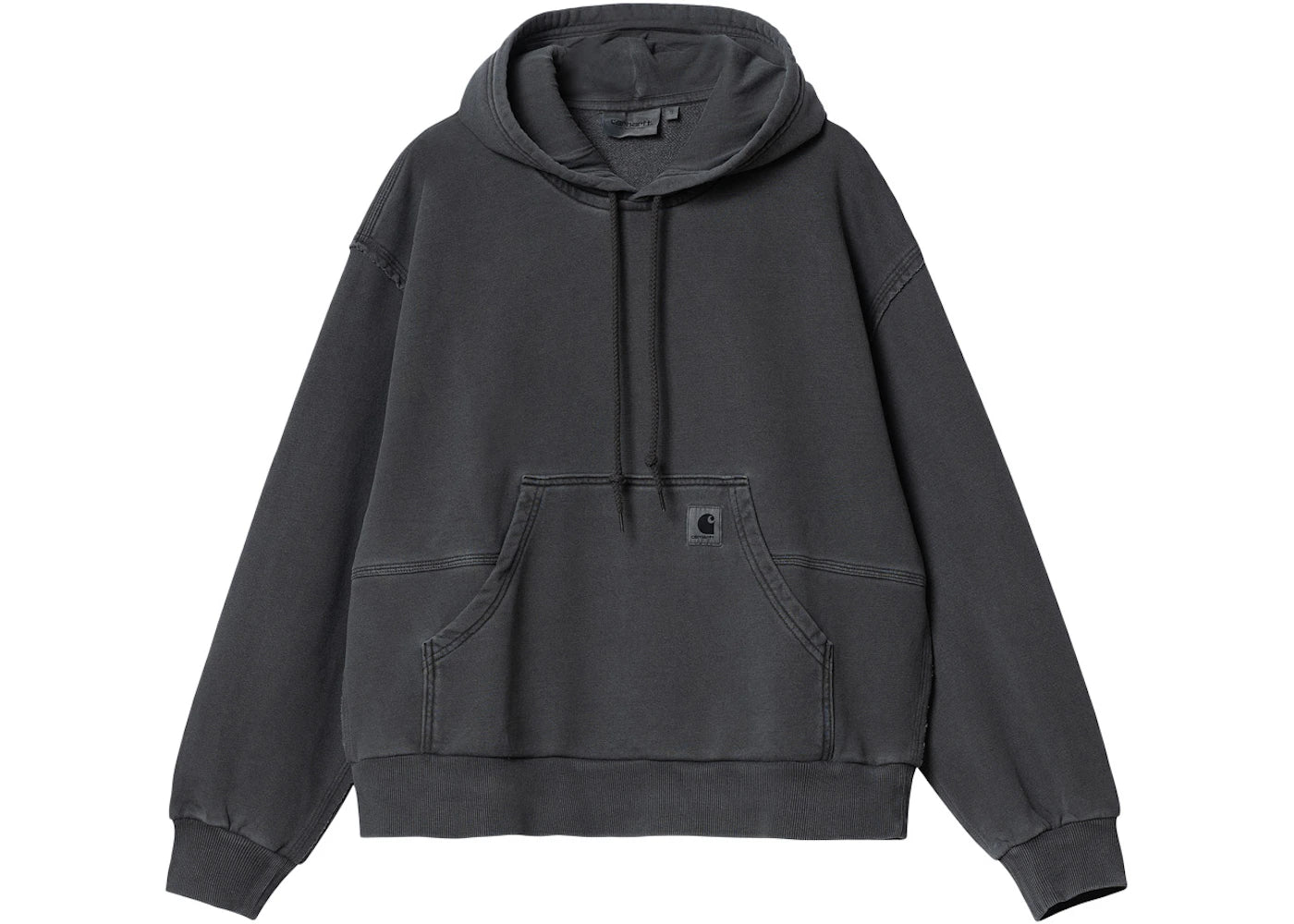 Carhartt WIP W' Hooded Tacoma Sweat Black (Garment Dyed)