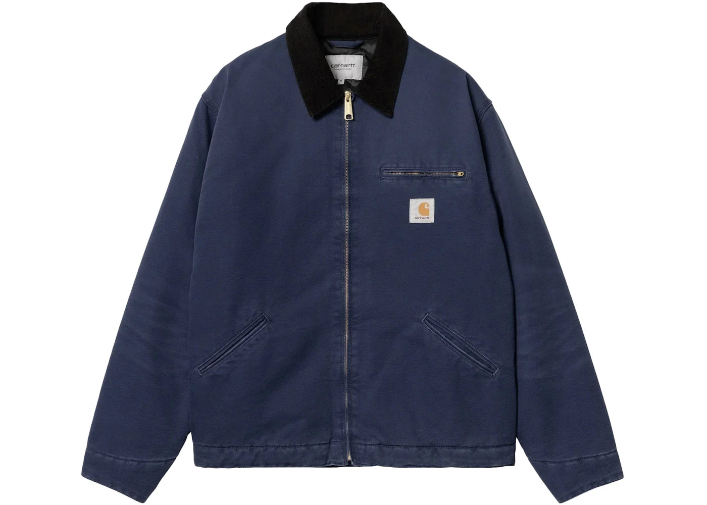 Carhartt WIP OG Detroit Aged Canvas Jacket Air Force Blue/Black