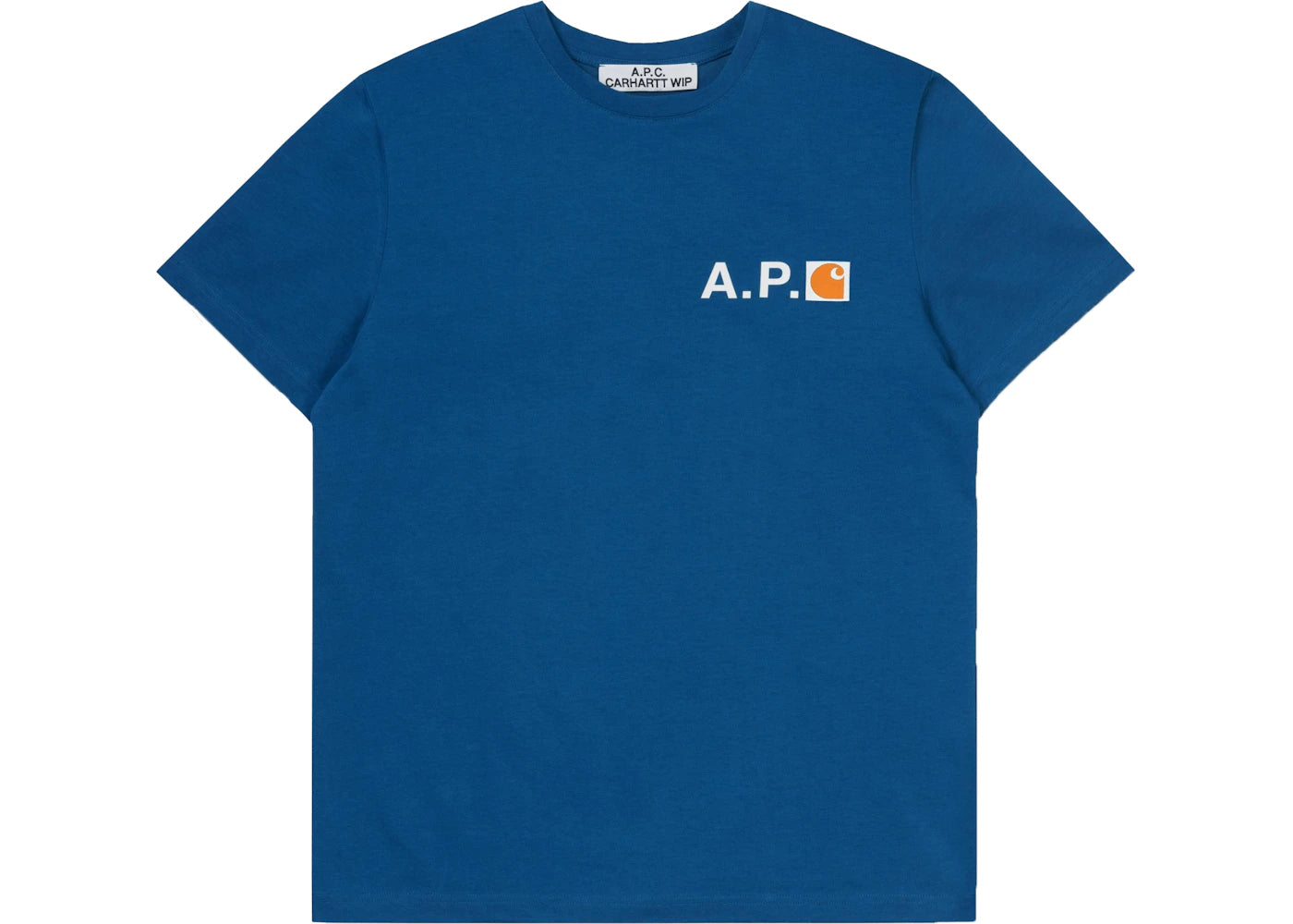 Carhartt WIP x APC Fire T-Shirt Royal Blue