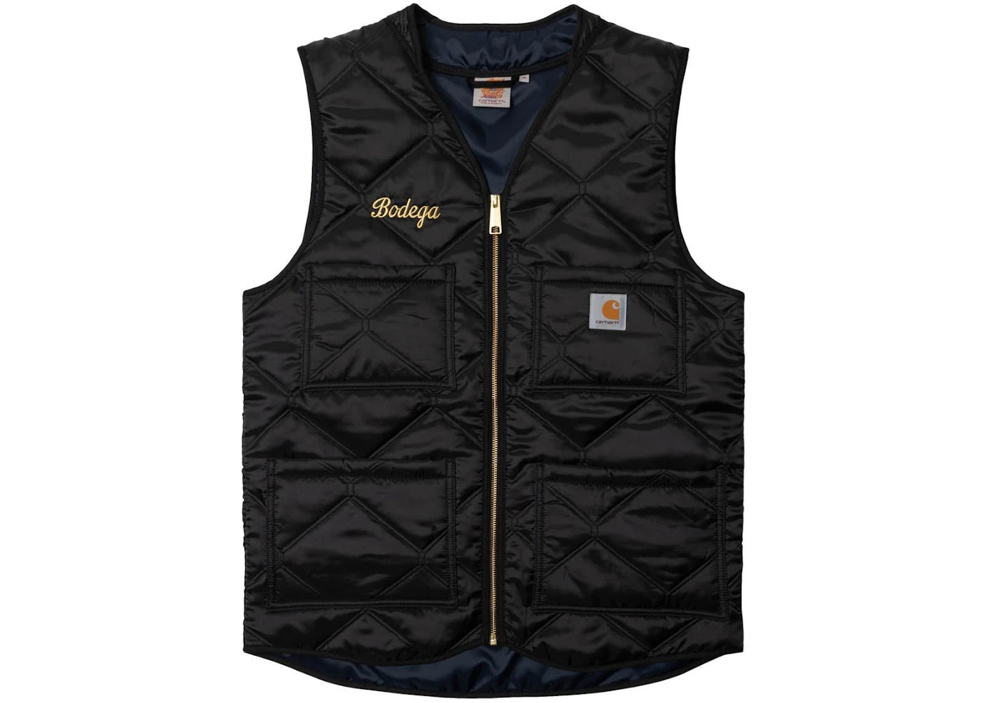 Carhartt WIP x Bodega Hard Days Work Quilted Vest Black