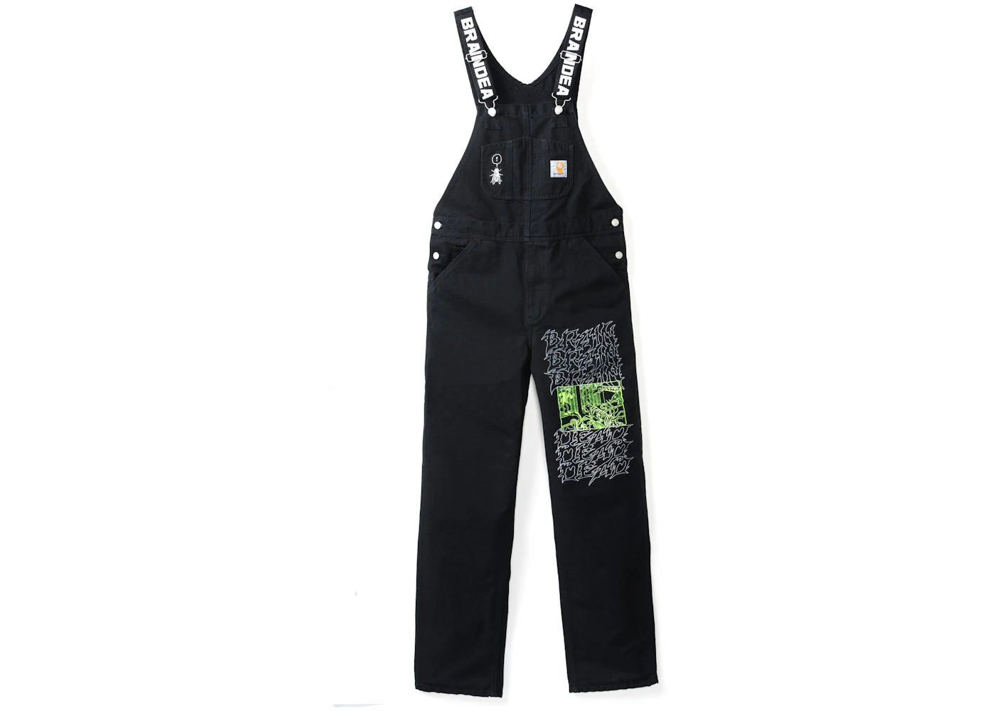 Carhartt WIP x Brain Dead Bib Overall Black