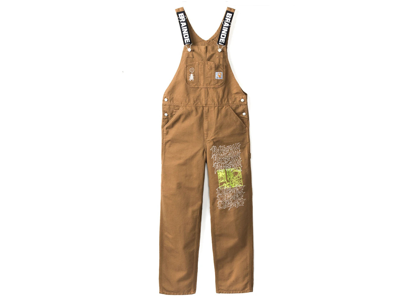 Carhartt WIP x Brain Dead Bib Overall Brown