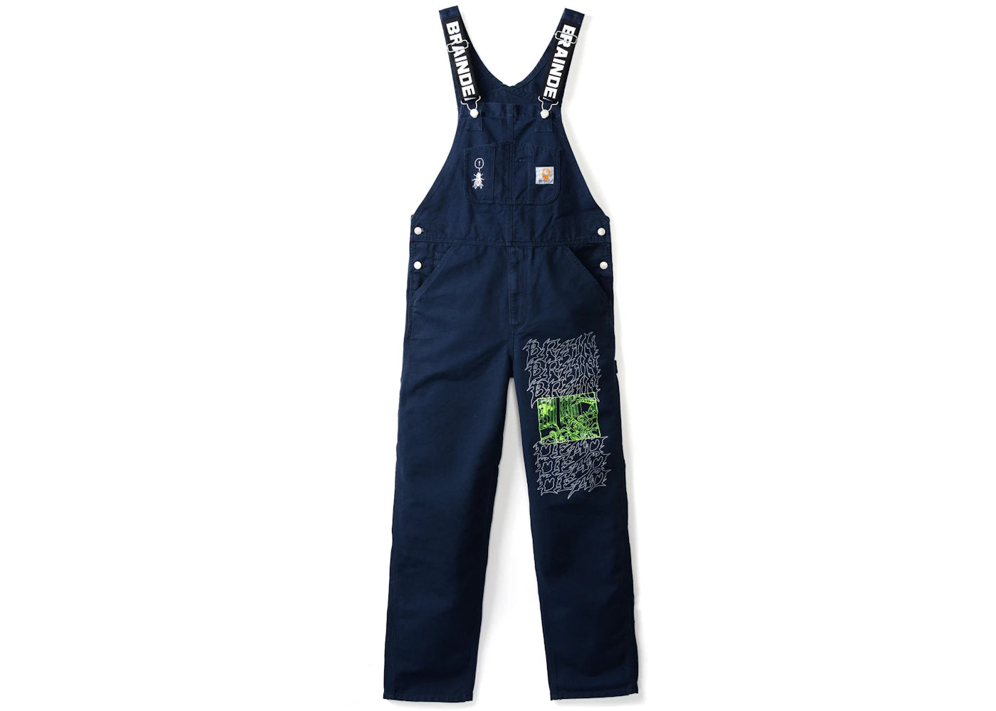 Carhartt WIP x Brain Dead Bib Overall Navy