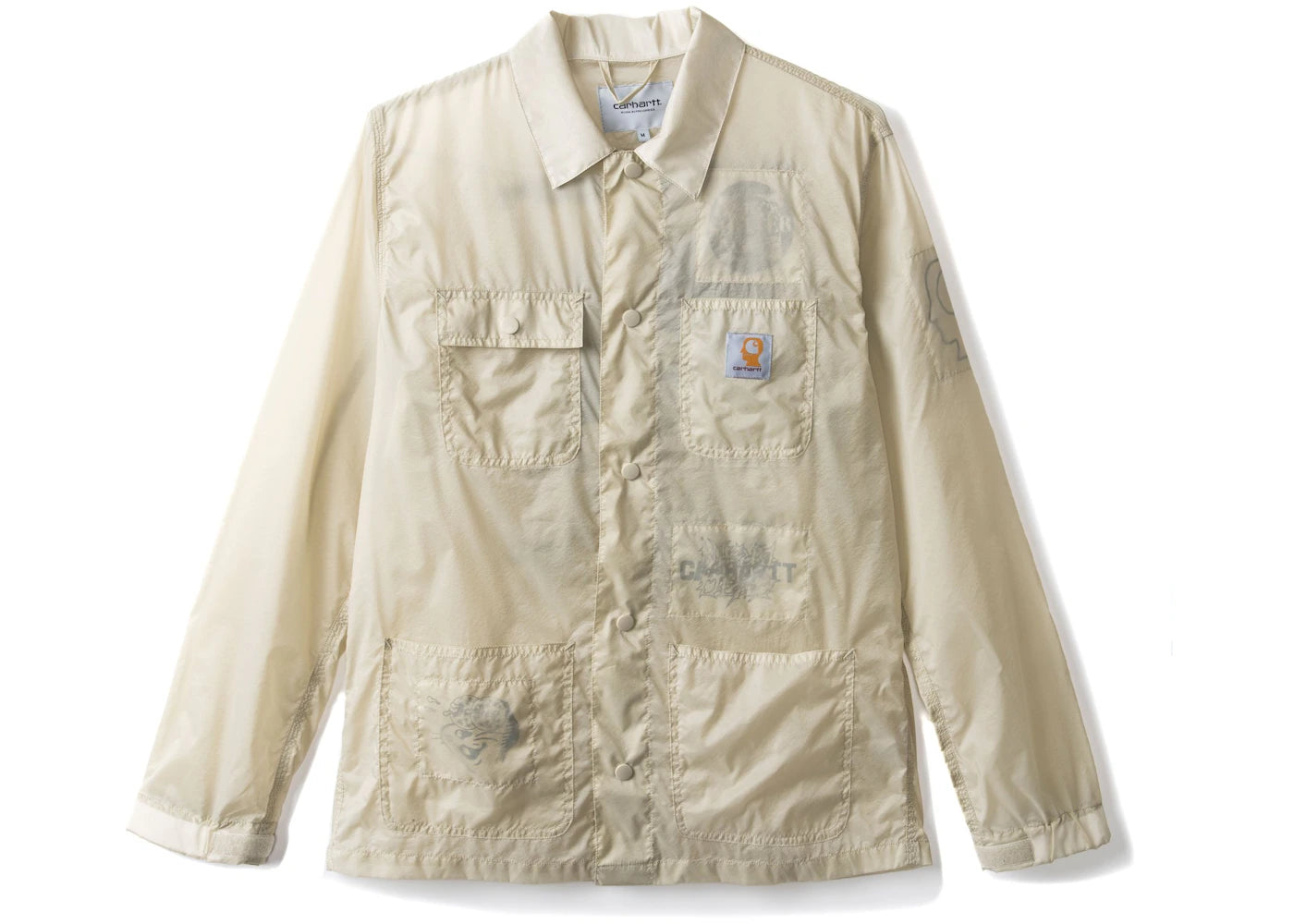 Carhartt WIP x Brain Dead Chore Coat Beige